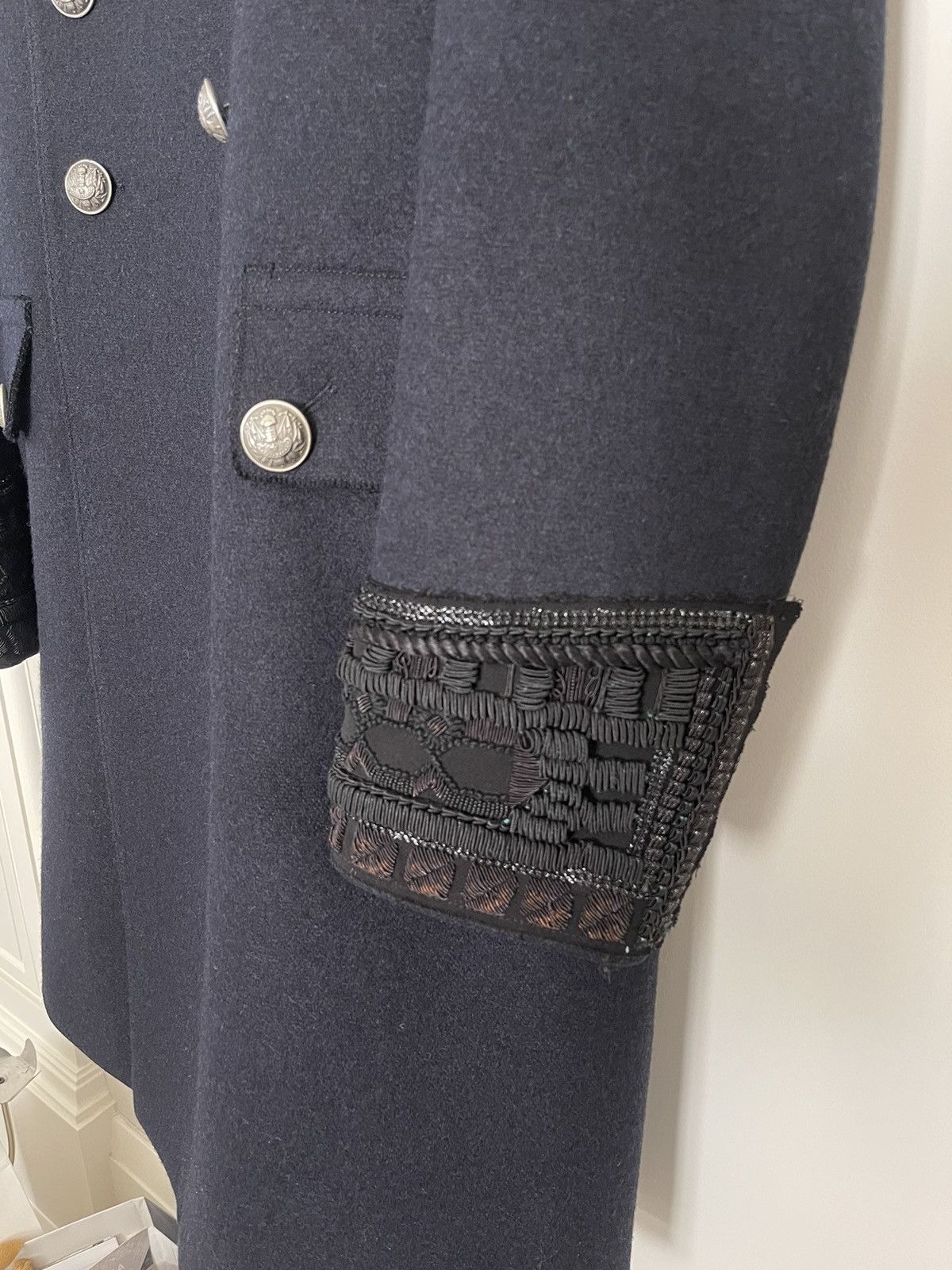 Balmain BALMAIN 2012 FW Navy Coat size 50 Size US M / EU 48-50 / 2 - 6 Thumbnail