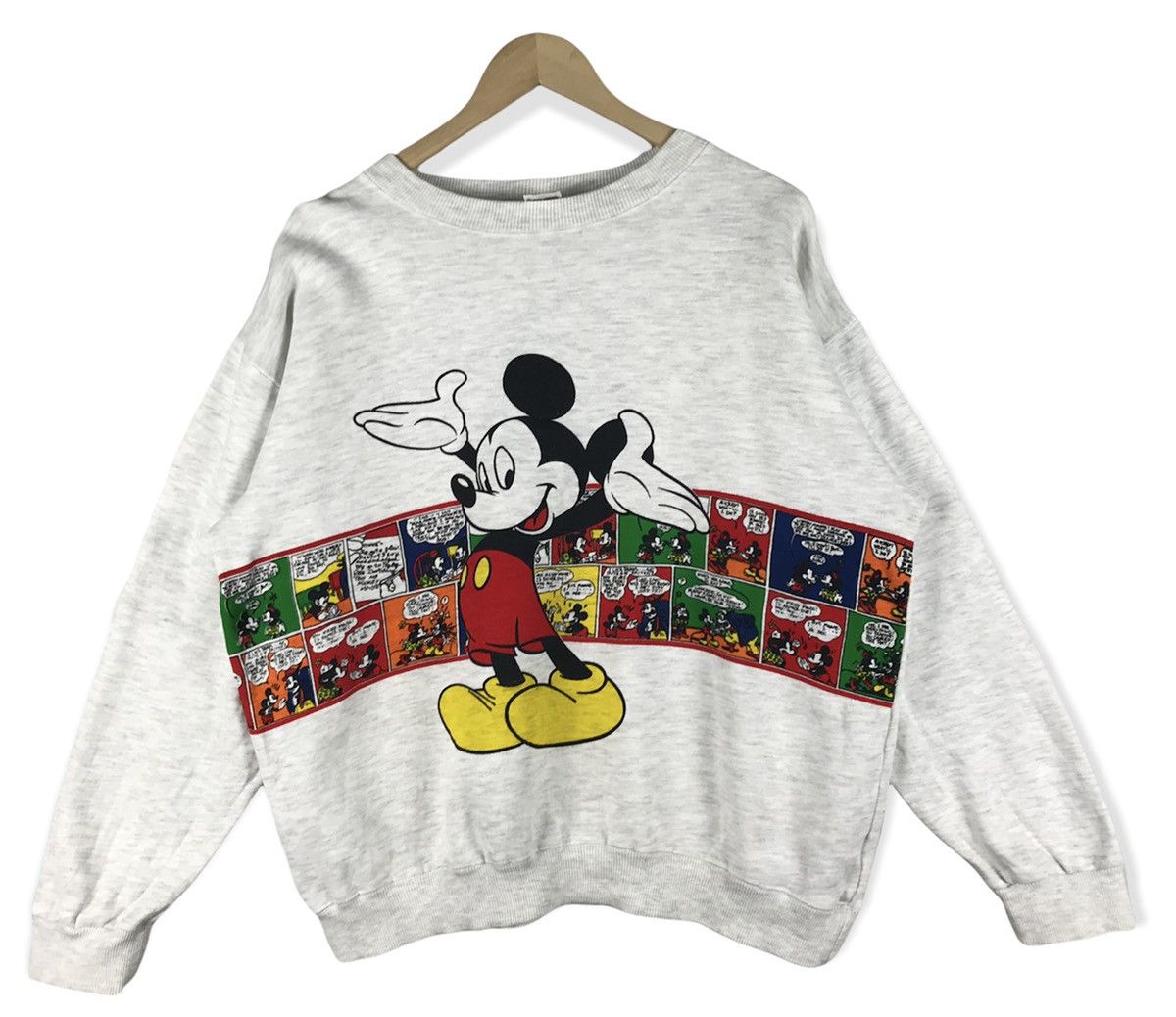 Disney Vintage 90s Mickey Mouse Sweatshirt Size US L / EU 52-54 / 3 - 1 Thumbnail