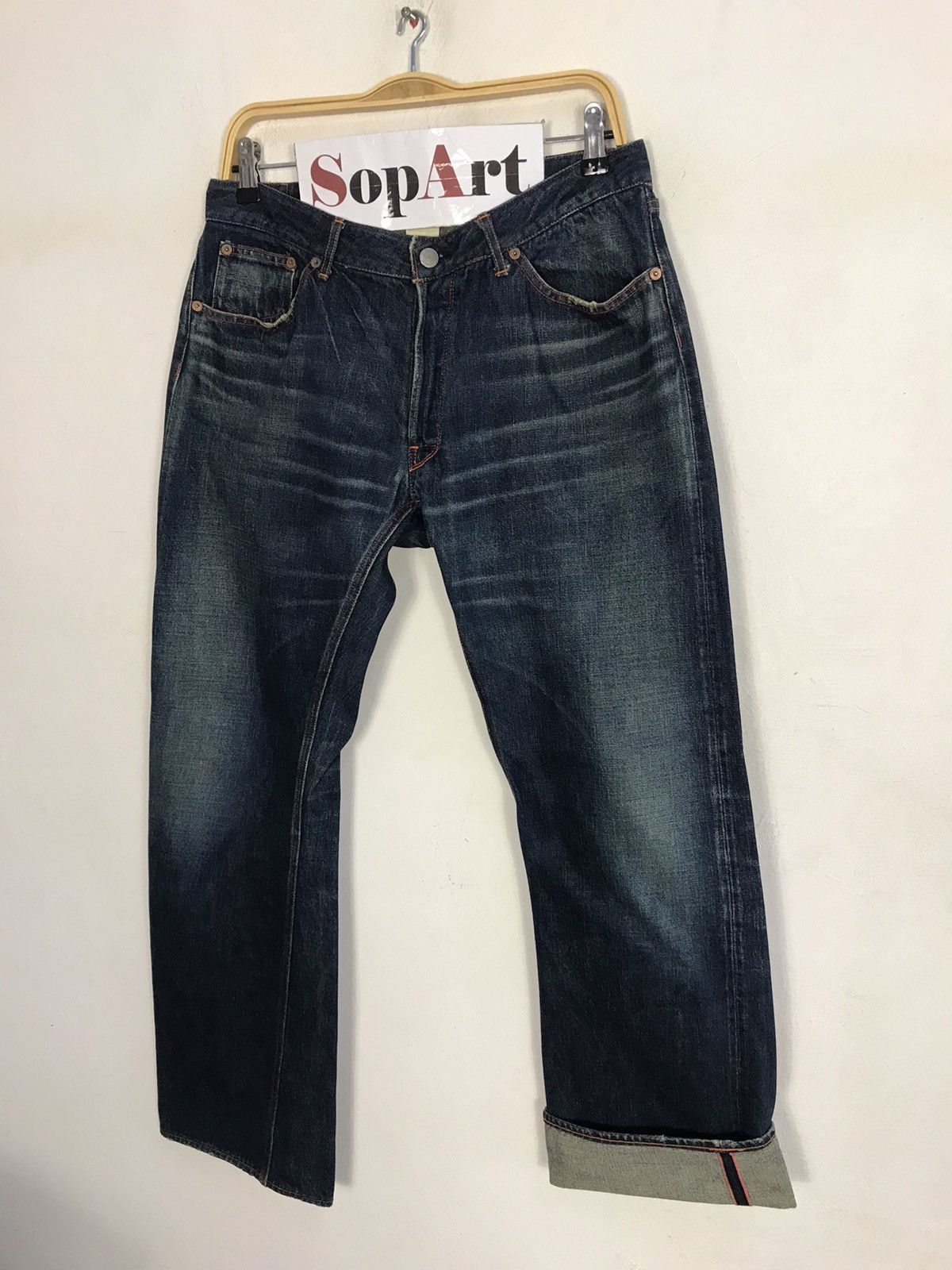 Japanese Brand Vintage Kato Selvedge Made In Japan 🇯🇵 Jeans Style Size US 32 / EU 48 - 4 Thumbnail