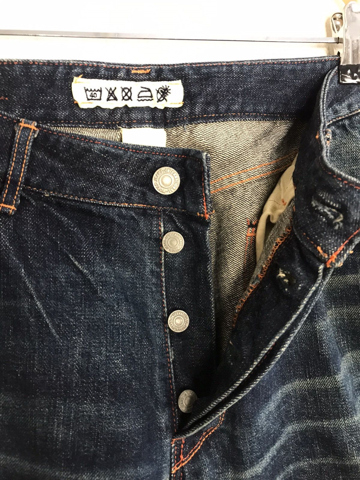 Japanese Brand Vintage Kato Selvedge Made In Japan 🇯🇵 Jeans Style Size US 32 / EU 48 - 10 Thumbnail