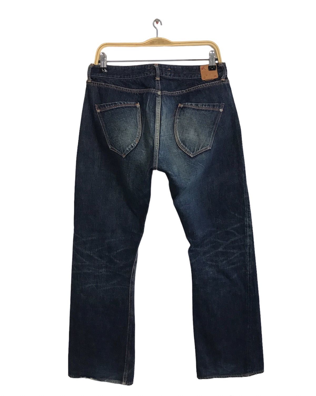 Japanese Brand Vintage Kato Selvedge Made In Japan 🇯🇵 Jeans Style Size US 32 / EU 48 - 2 Thumbnail