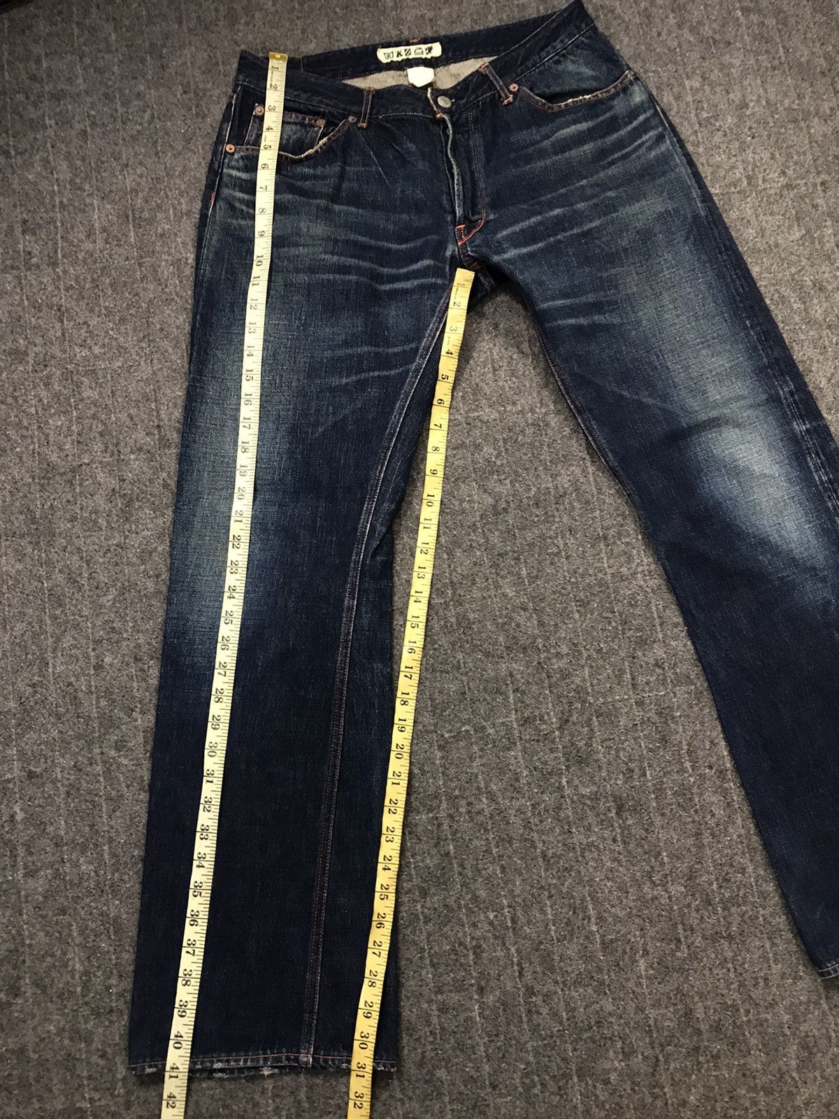 Japanese Brand Vintage Kato Selvedge Made In Japan 🇯🇵 Jeans Style Size US 32 / EU 48 - 19 Thumbnail