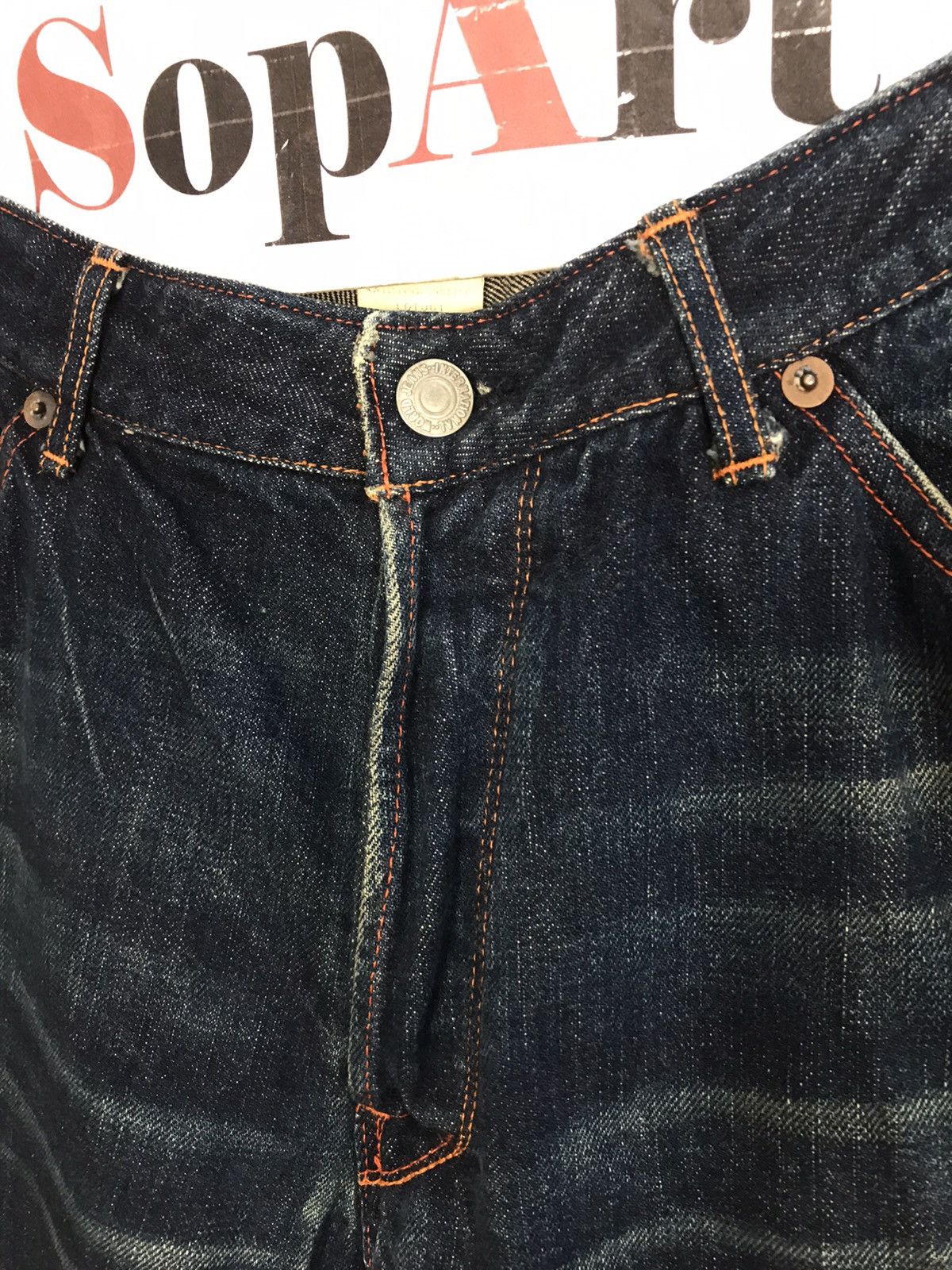 Japanese Brand Vintage Kato Selvedge Made In Japan 🇯🇵 Jeans Style Size US 32 / EU 48 - 7 Thumbnail
