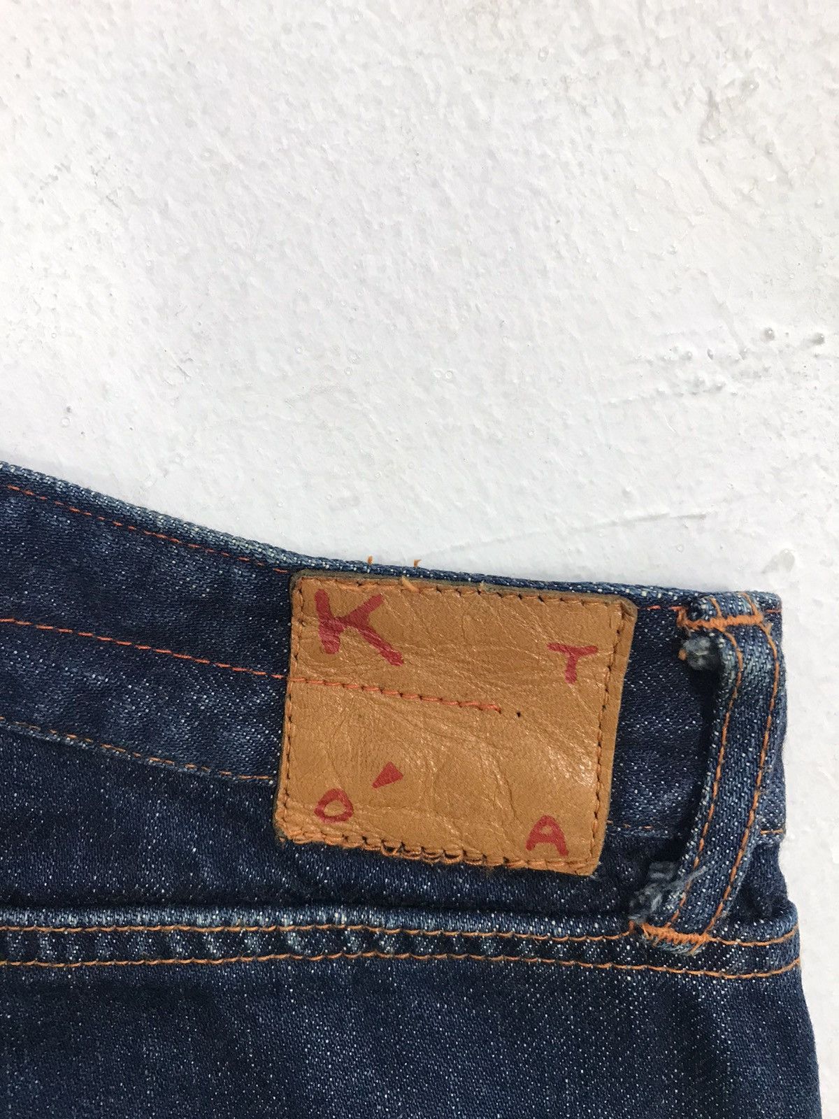 Japanese Brand Vintage Kato Selvedge Made In Japan 🇯🇵 Jeans Style Size US 32 / EU 48 - 14 Thumbnail