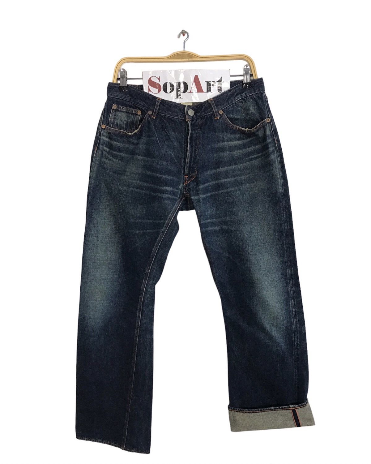Japanese Brand Vintage Kato Selvedge Made In Japan 🇯🇵 Jeans Style Size US 32 / EU 48 - 1 Thumbnail