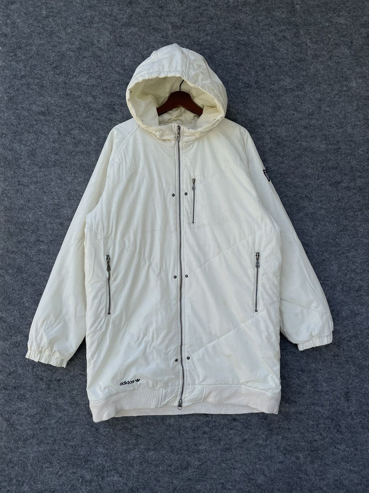 Adidas ADIDAS TRIFOIL LONG QUILTED JACKET Size US L / EU 52-54 / 3 - 1 Thumbnail