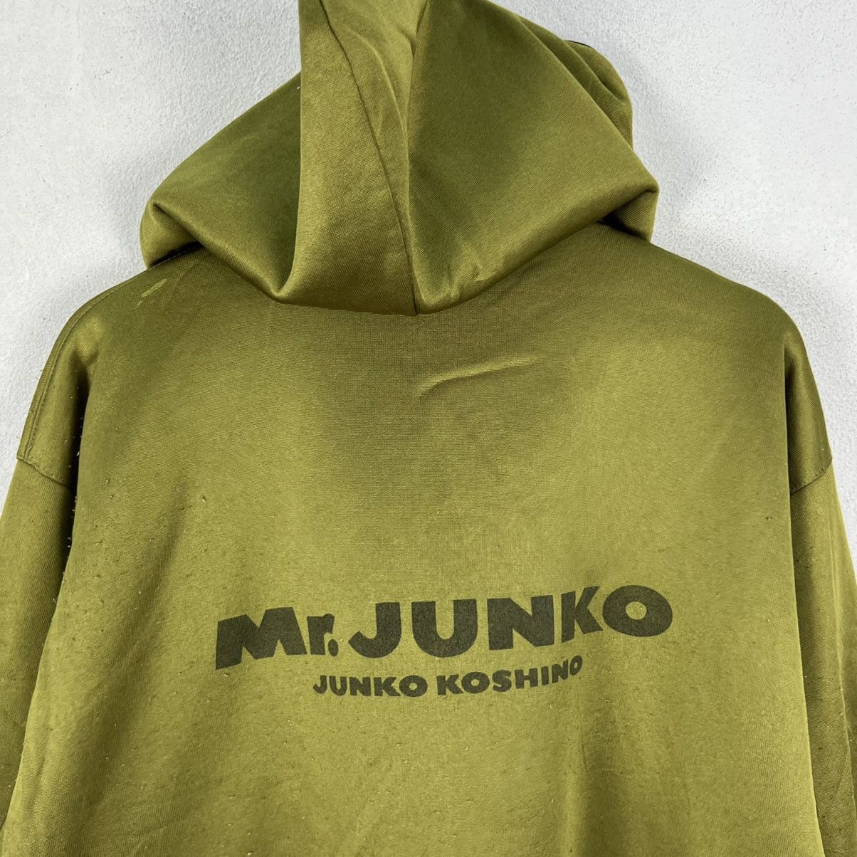 Japanese Brand VINTAGE MR.JUNKO JUNKO KOSHINO HOODIE JACKET BIG LOGO Size US L / EU 52-54 / 3 - 9 Thumbnail
