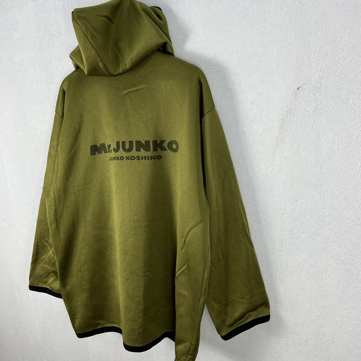 Japanese Brand VINTAGE MR.JUNKO JUNKO KOSHINO HOODIE JACKET BIG LOGO Size US L / EU 52-54 / 3 - 8 Thumbnail
