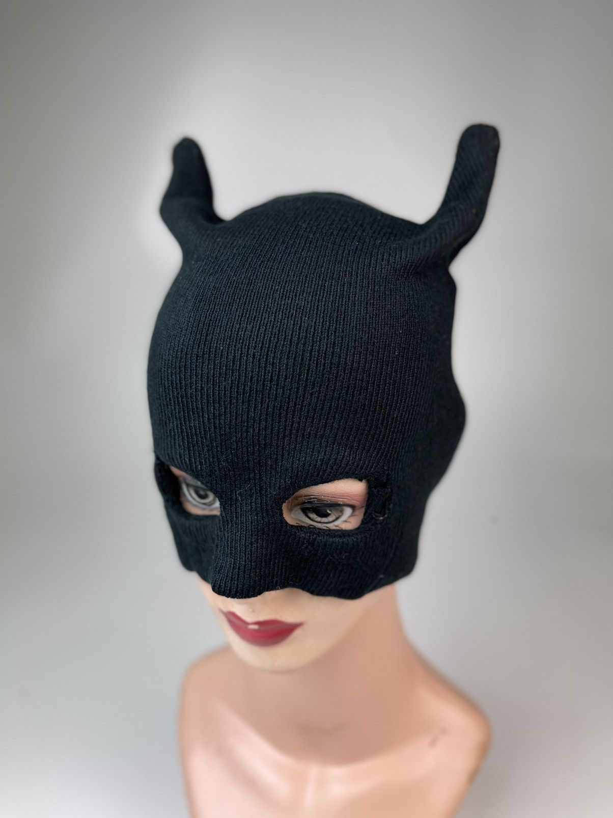 Japanese Brand Japanese Bunny Devil Horn Catwoman Balacalava Beanie Hat Size ONE SIZE - 4 Thumbnail