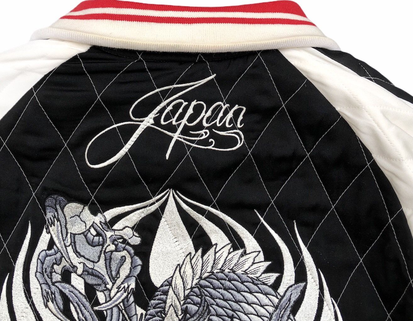 Backbone 🔥Dragon Head/Eagle Quilted Sukajan Reversible Jacket Size US M / EU 48-50 / 2 - 11 Thumbnail