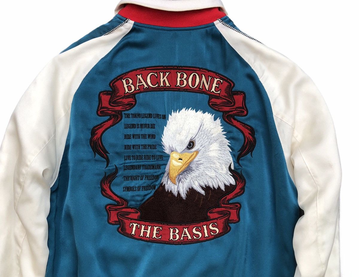 Backbone 🔥Dragon Head/Eagle Quilted Sukajan Reversible Jacket Size US M / EU 48-50 / 2 - 7 Thumbnail