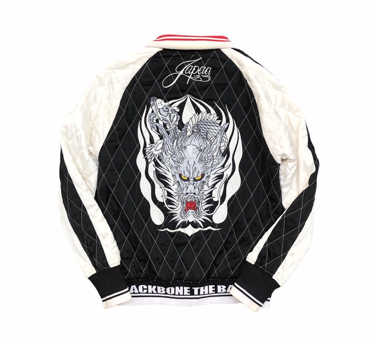 Backbone 🔥Dragon Head/Eagle Quilted Sukajan Reversible Jacket Size US M / EU 48-50 / 2 - 10 Thumbnail