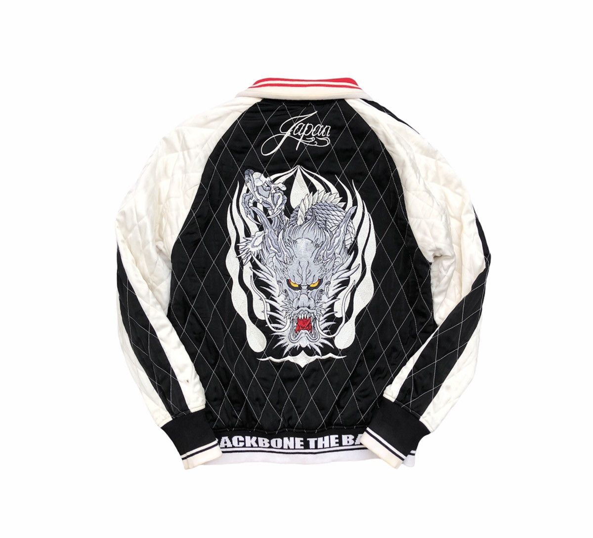Backbone 🔥Dragon Head/Eagle Quilted Sukajan Reversible Jacket Size US M / EU 48-50 / 2 - 13 Thumbnail