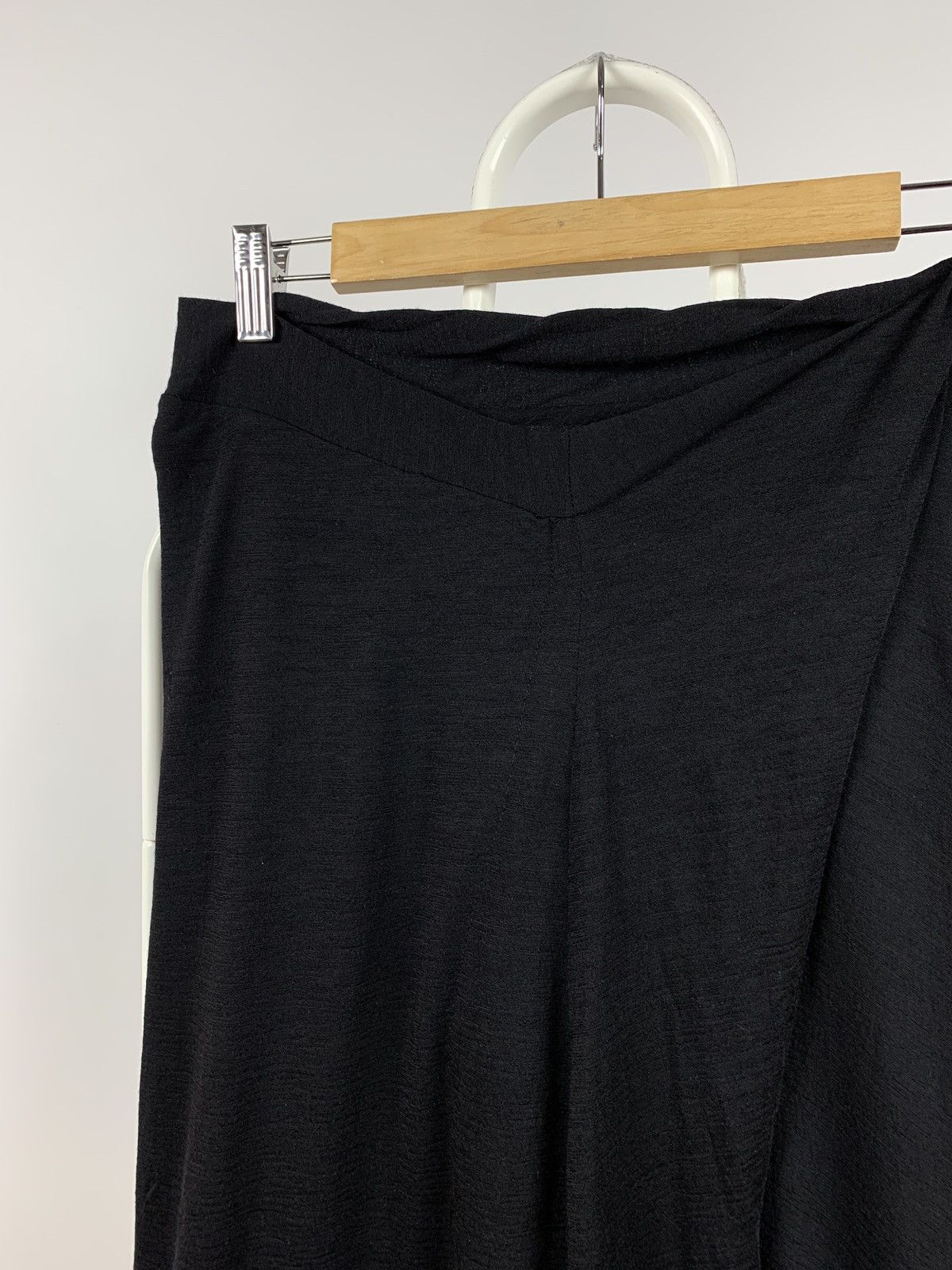 Ann Demeulemeester Ann Demeulemeester Asymmetrical Wool Black Mini Skirt Size 28" / US 6 / IT 42 - 9 Thumbnail
