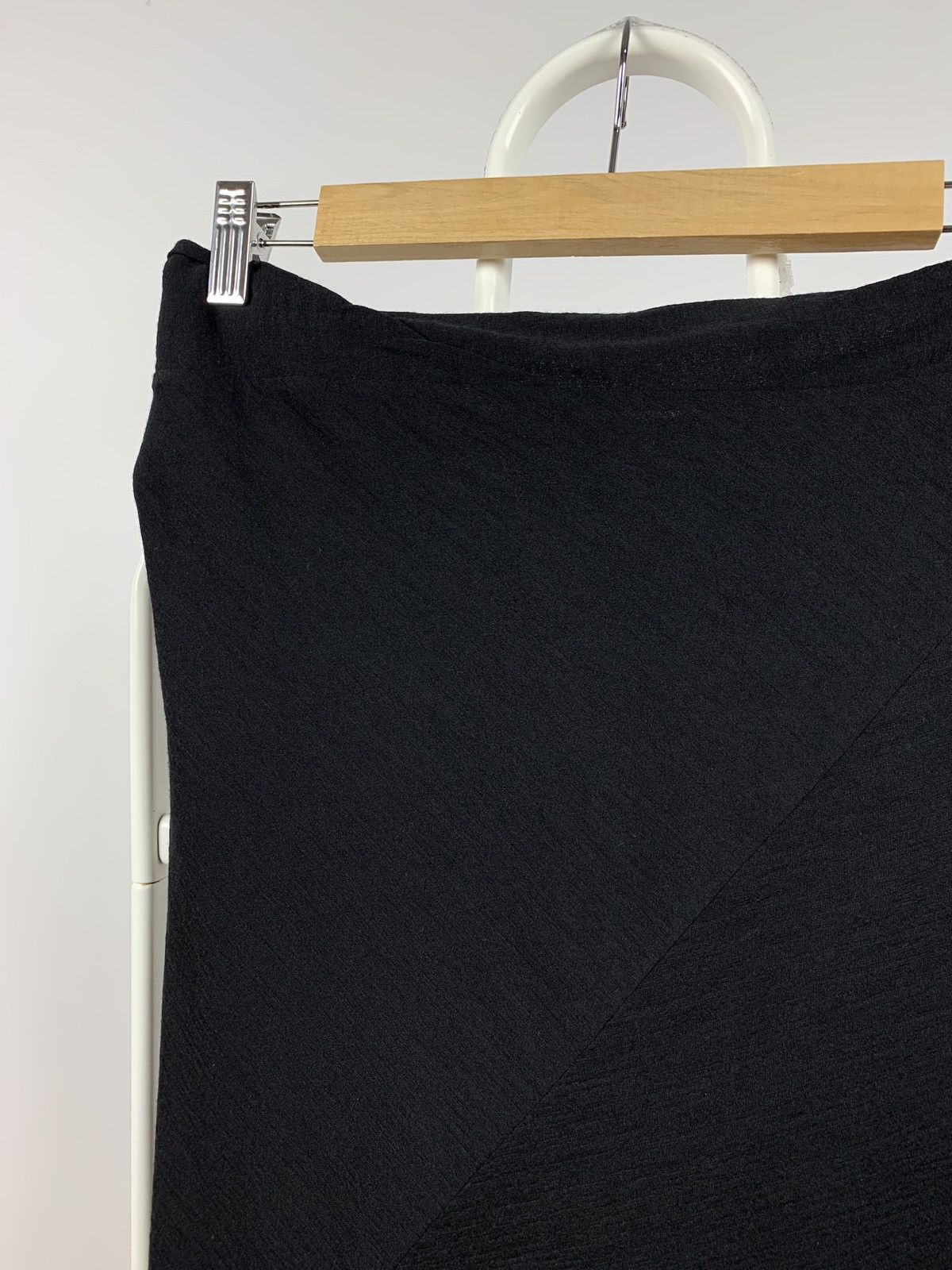 Ann Demeulemeester Ann Demeulemeester Asymmetrical Wool Black Mini Skirt Size 28" / US 6 / IT 42 - 6 Thumbnail