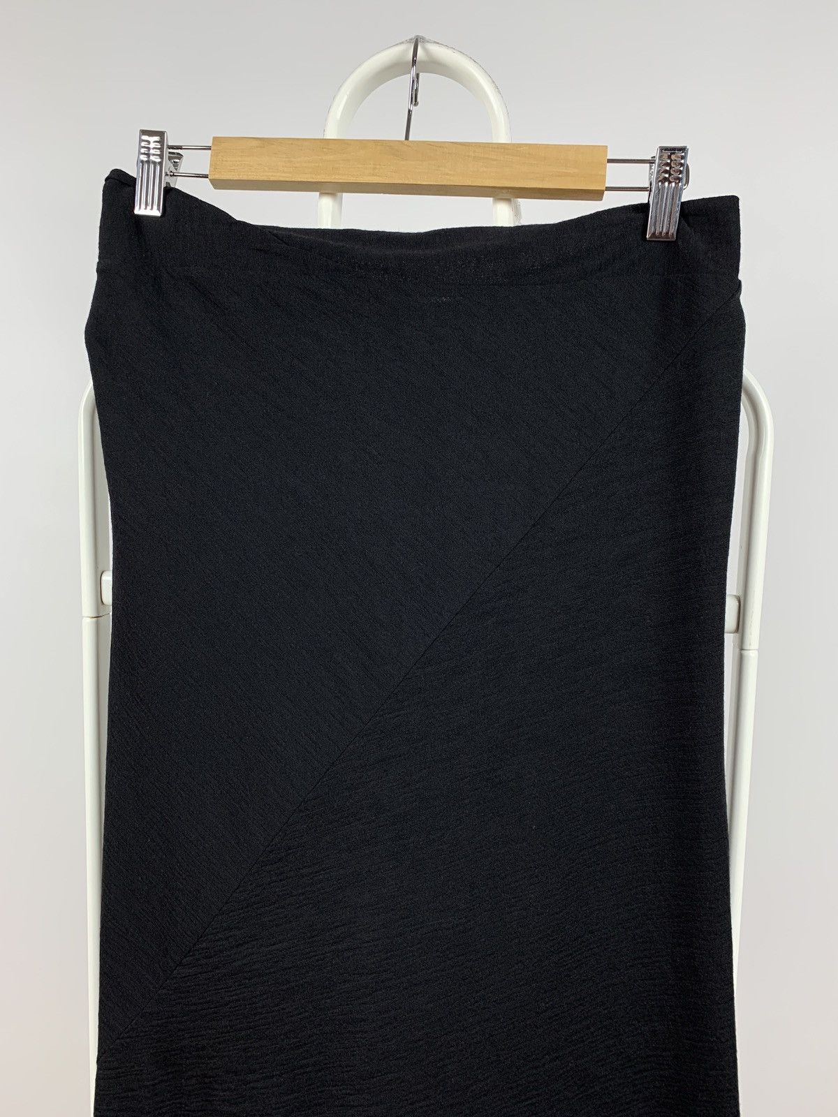 Ann Demeulemeester Ann Demeulemeester Asymmetrical Wool Black Mini Skirt Size 28" / US 6 / IT 42 - 4 Thumbnail