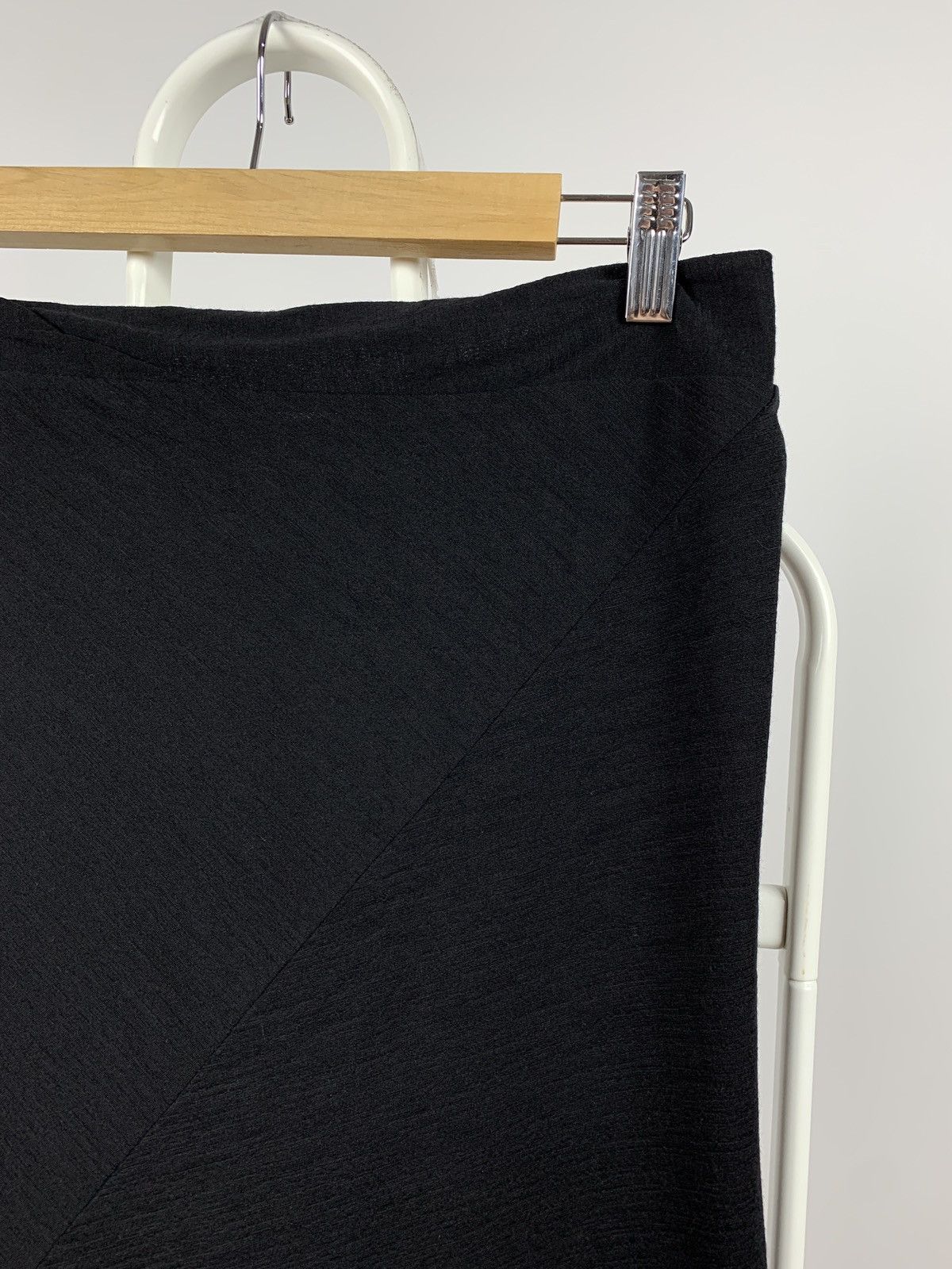 Ann Demeulemeester Ann Demeulemeester Asymmetrical Wool Black Mini Skirt Size 28" / US 6 / IT 42 - 5 Thumbnail