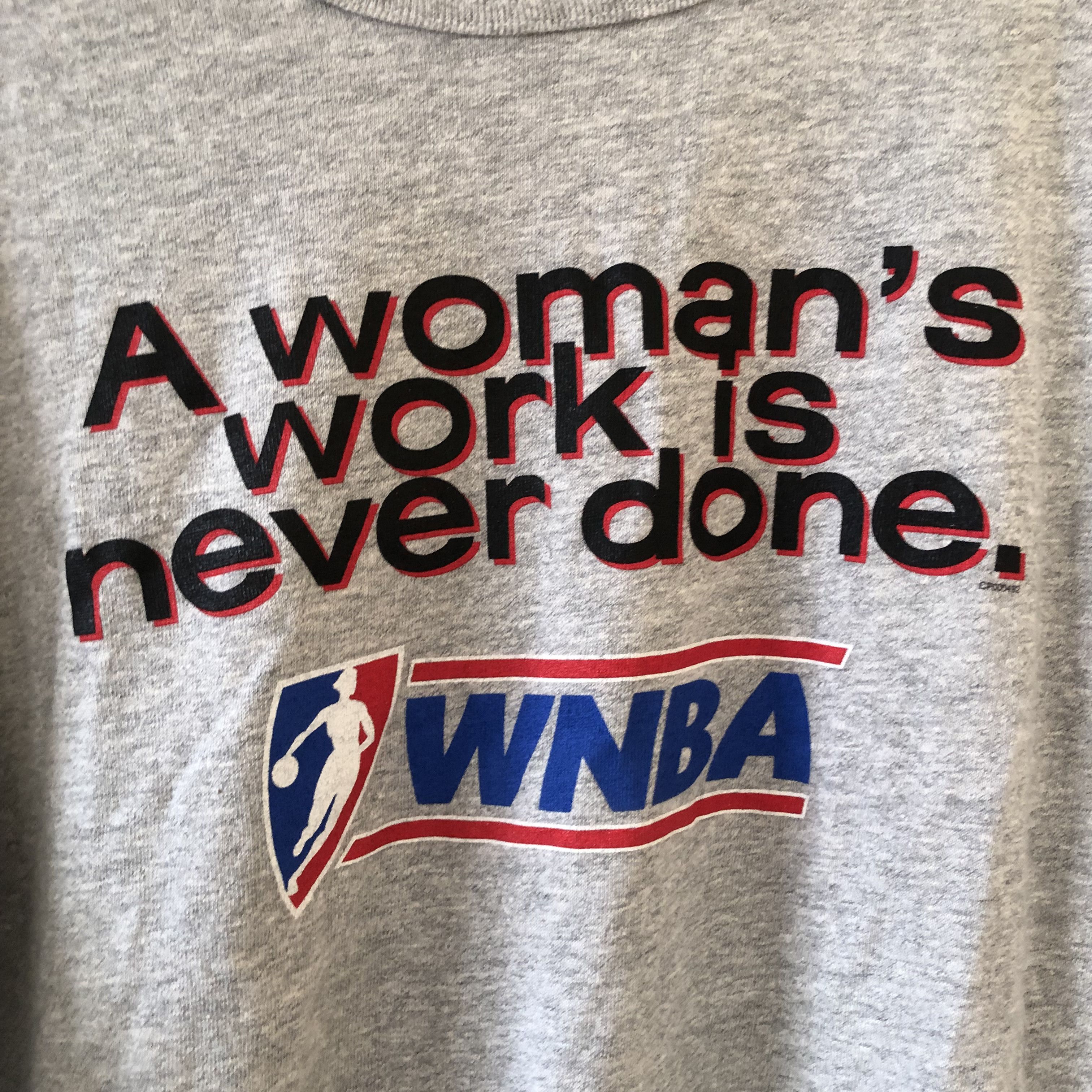 Champion Vintage WNBA x Champion 'A Woman's Work Is Never Done Tee' Size US XXL / EU 58 / 5 - 2 Thumbnail