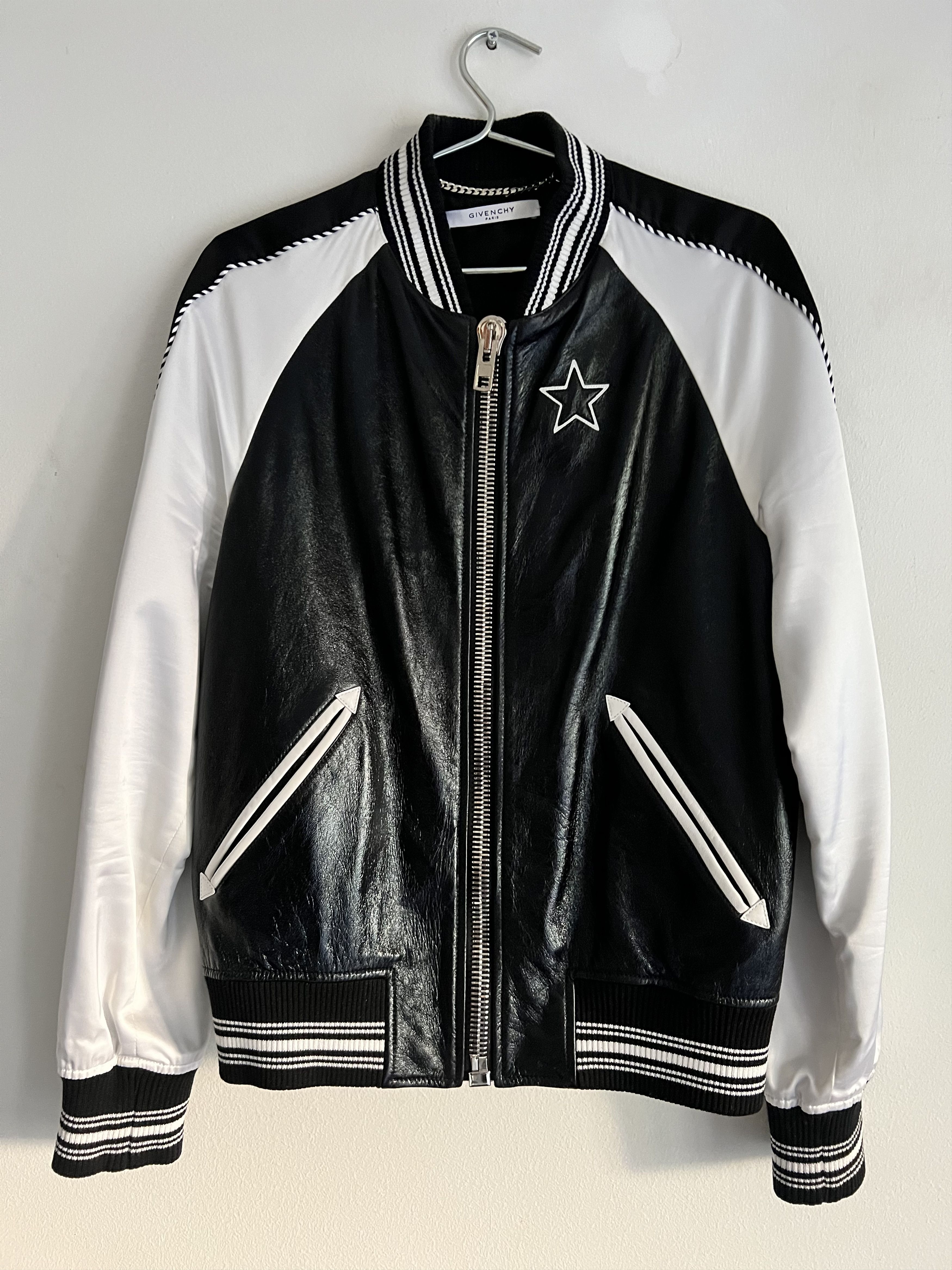 Givenchy Teddy leather and silk /viscose Size US M / EU 48-50 / 2 - 1 Thumbnail