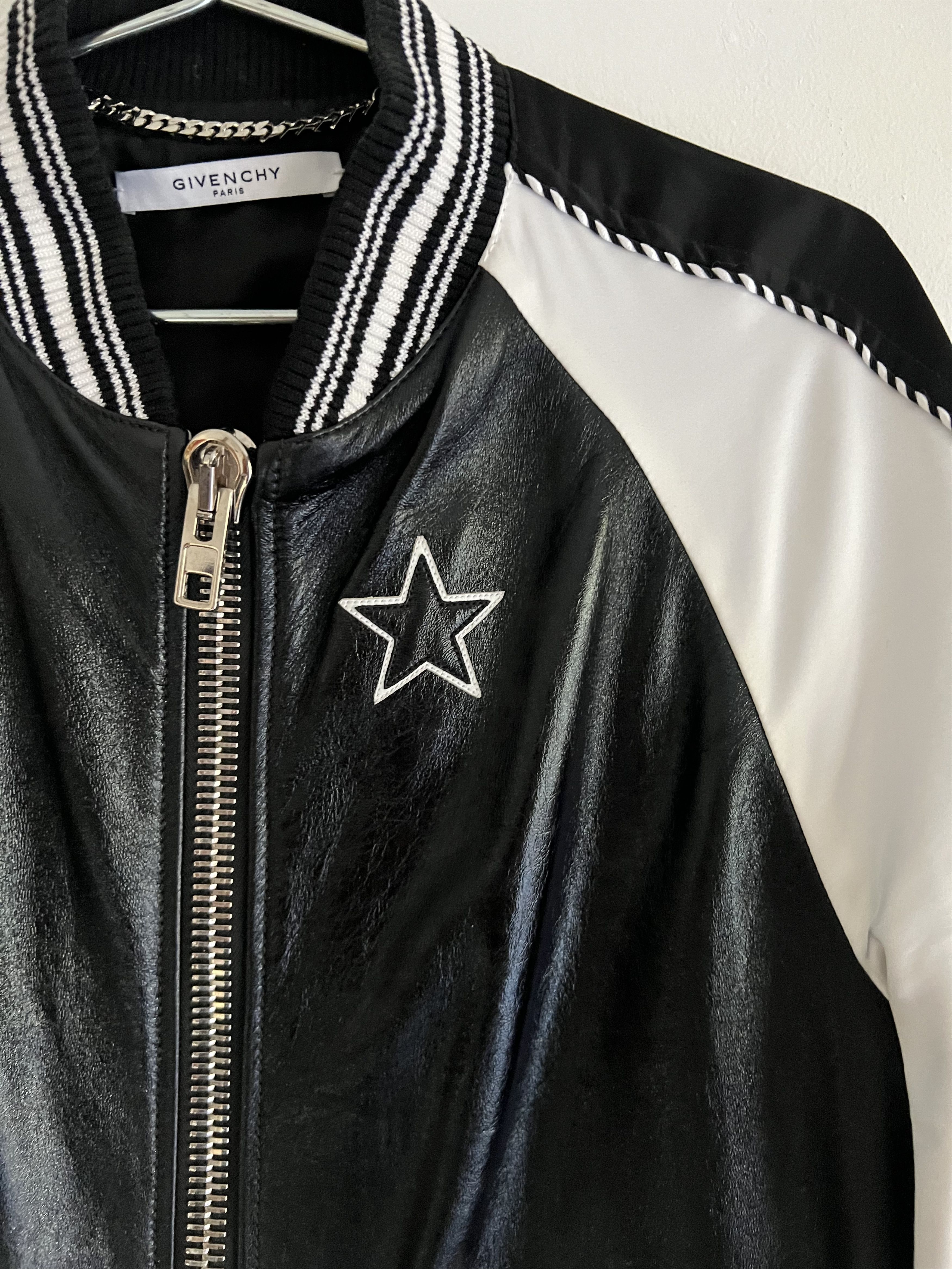 Givenchy Teddy leather and silk /viscose Size US M / EU 48-50 / 2 - 7 Thumbnail