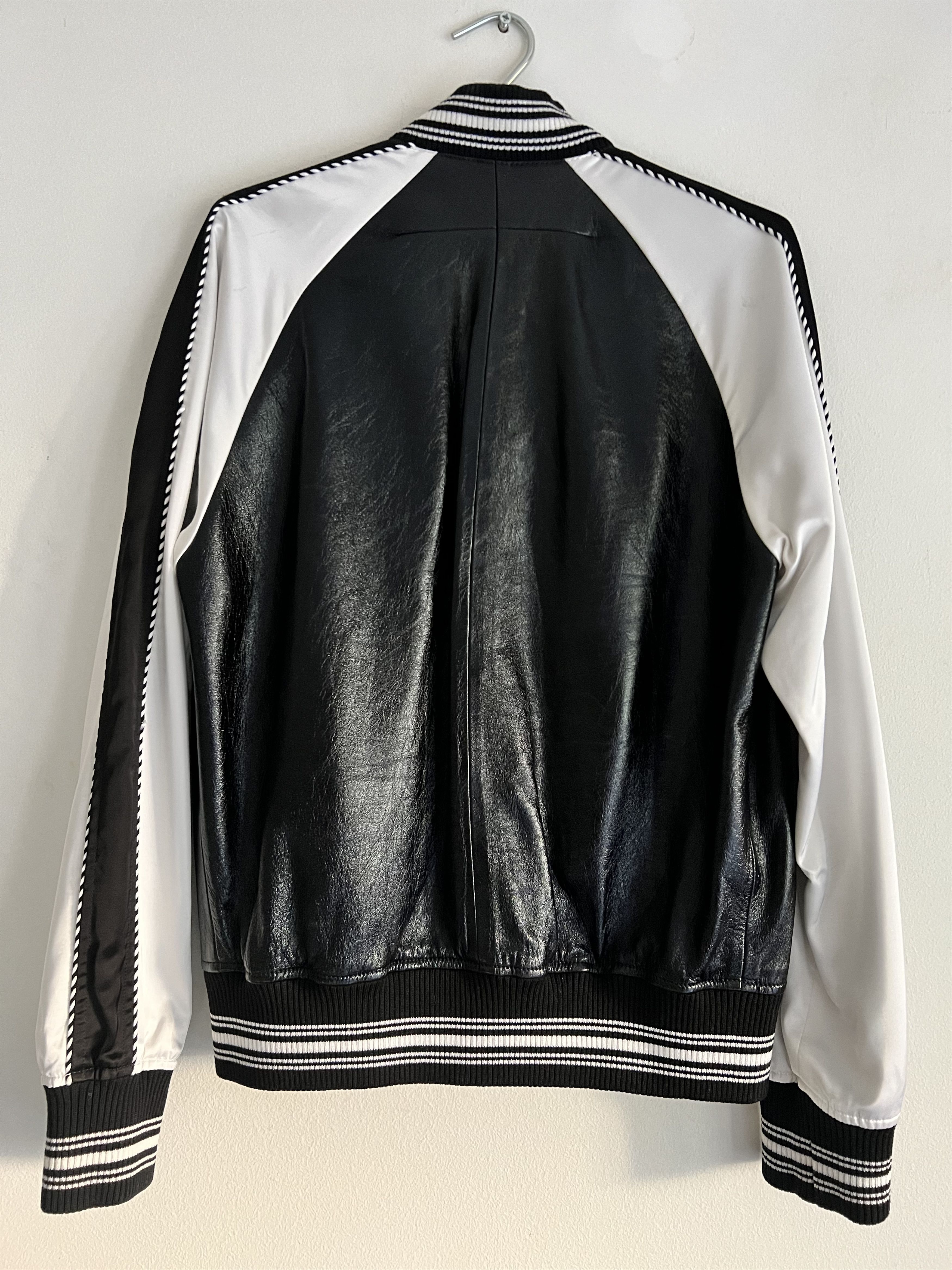 Givenchy Teddy leather and silk /viscose Size US M / EU 48-50 / 2 - 2 Thumbnail