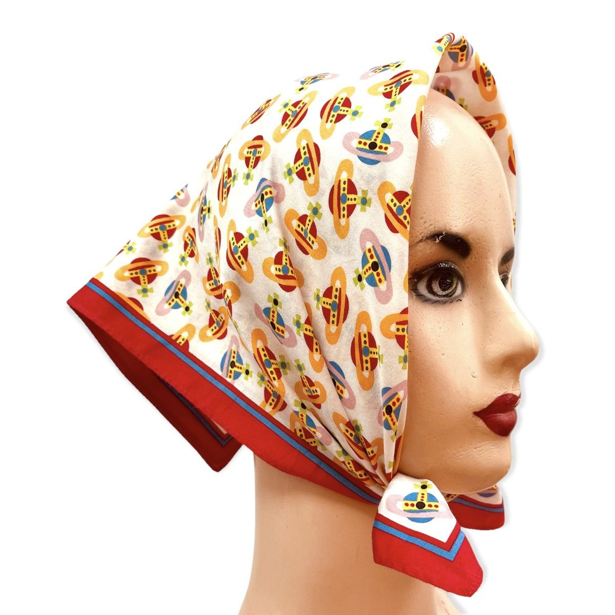 Vivienne Westwood VIVIENNE WESTWOOD HANDKERCHIEF BANDANA POCKETSQUARE HEADBAND Size ONE SIZE - 1 Thumbnail