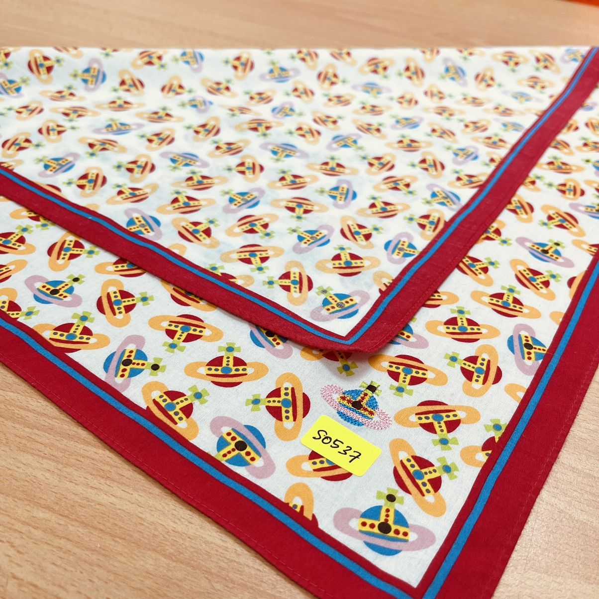 Vivienne Westwood VIVIENNE WESTWOOD HANDKERCHIEF BANDANA POCKETSQUARE HEADBAND Size ONE SIZE - 6 Thumbnail