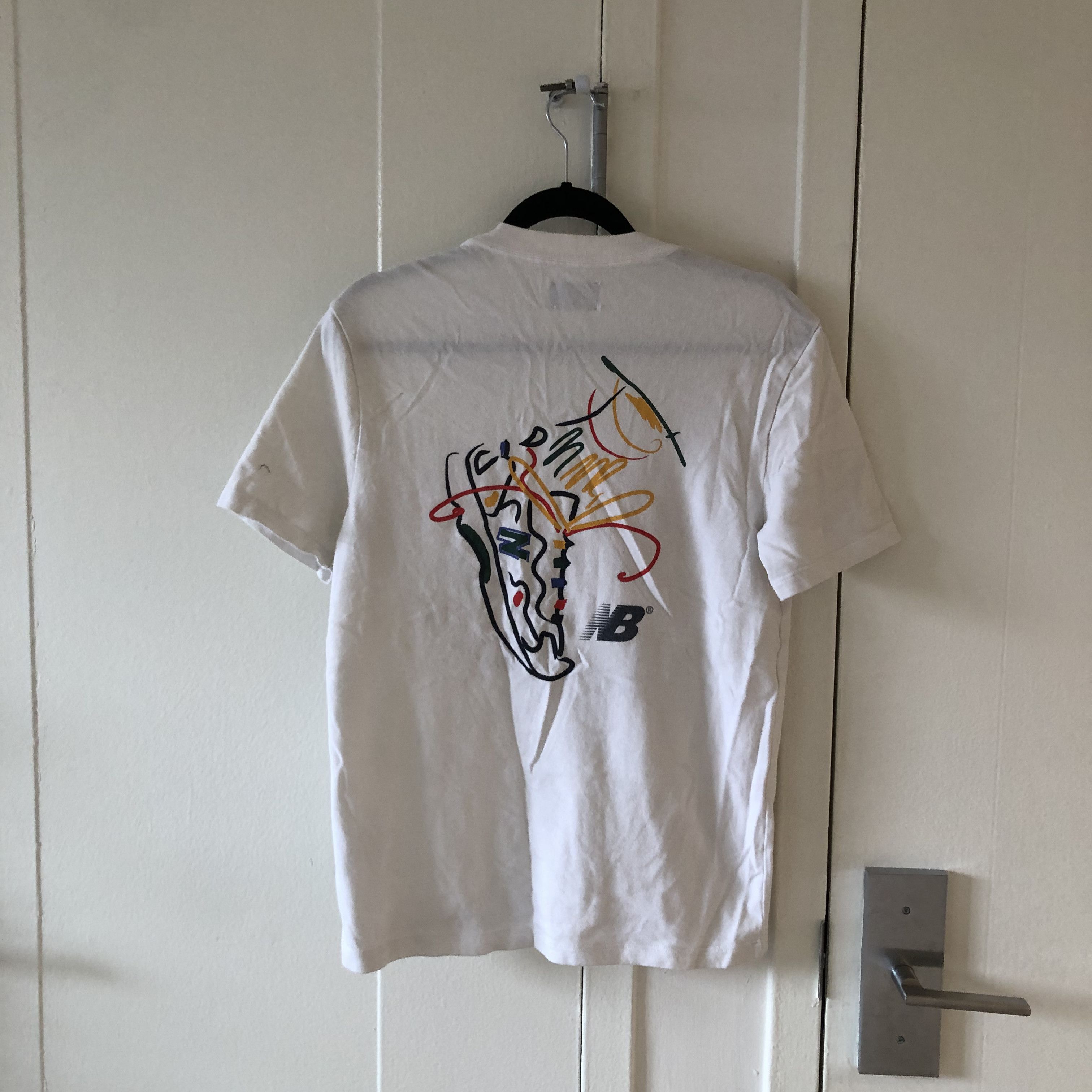 image of Aime Leon Dore x New Balance Tee in White, Men's (Size XS)