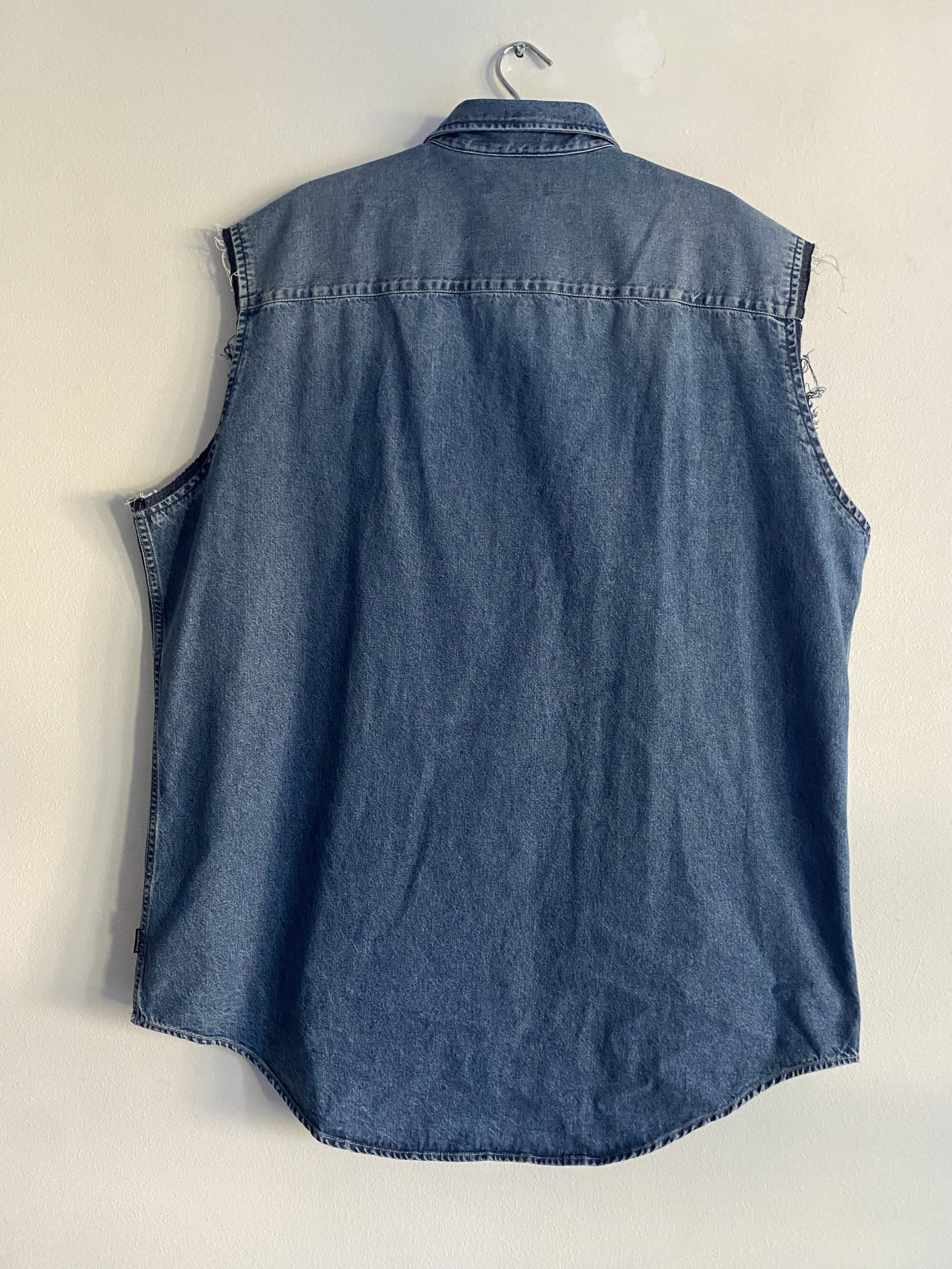 Balenciaga 3in1 Shirt Hoodie +Vest Denim Size US M / EU 48-50 / 2 - 5 Thumbnail