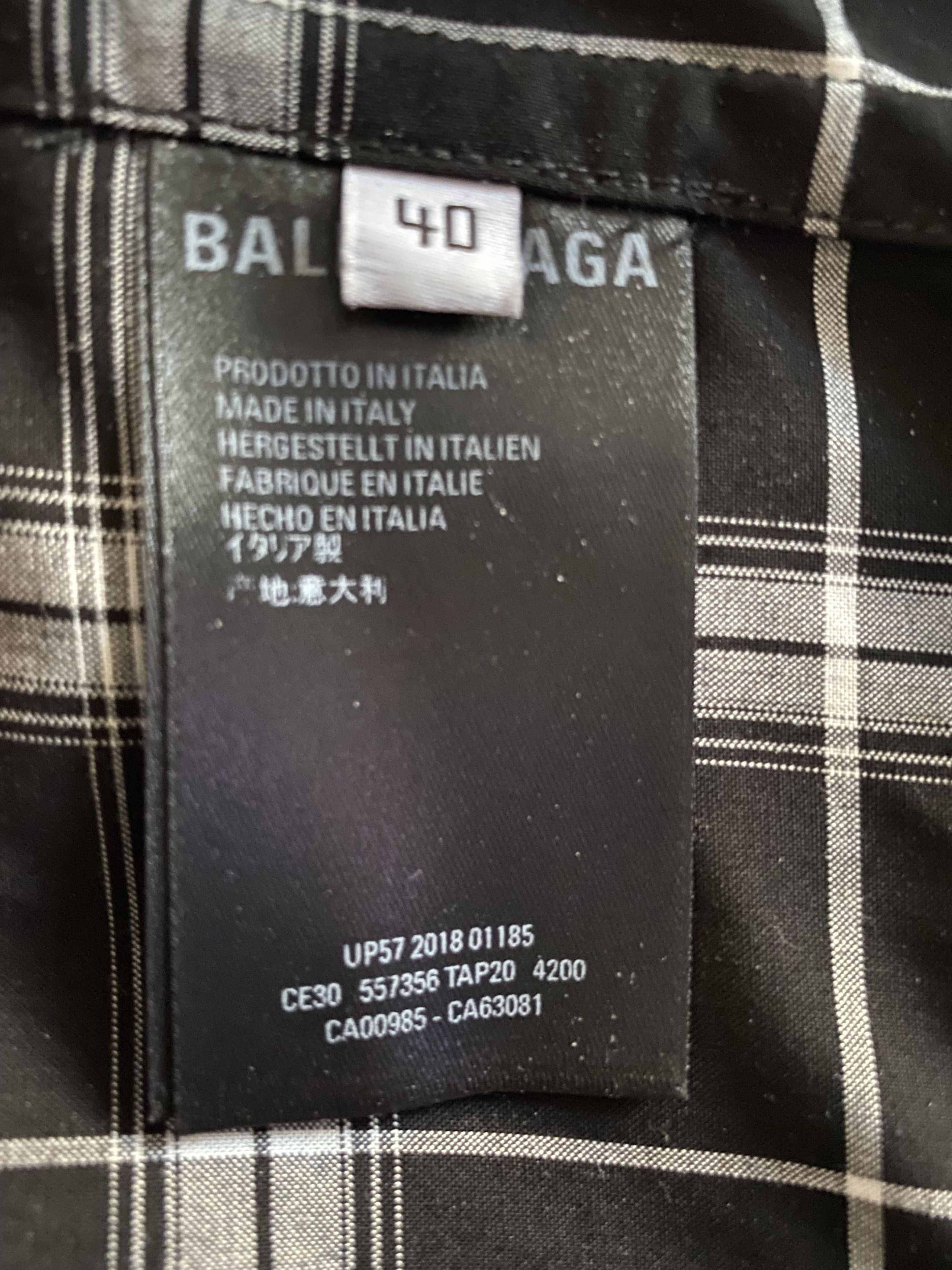 Balenciaga 3in1 Shirt Hoodie +Vest Denim Size US M / EU 48-50 / 2 - 7 Thumbnail