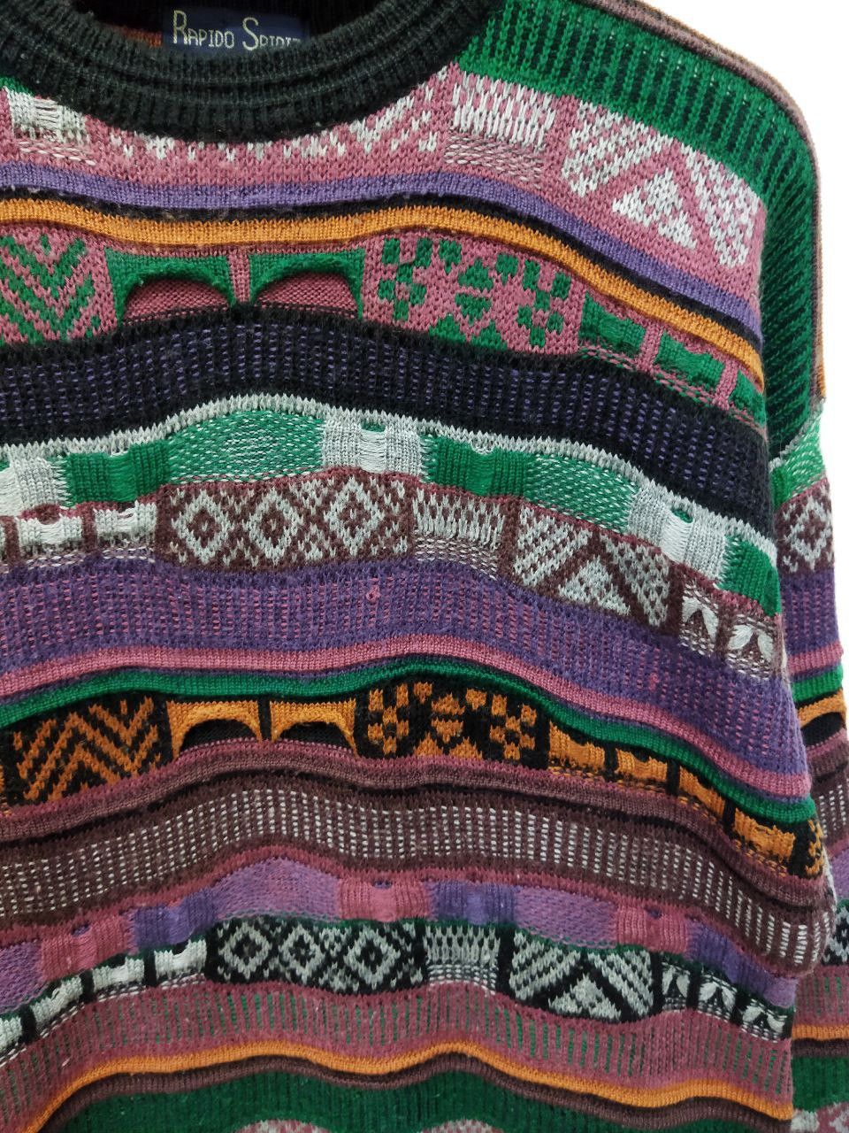 Japanese Brand Vintage Rapido Spirit Like Coogi Style Knitwear Size US M / EU 48-50 / 2 - 5 Thumbnail