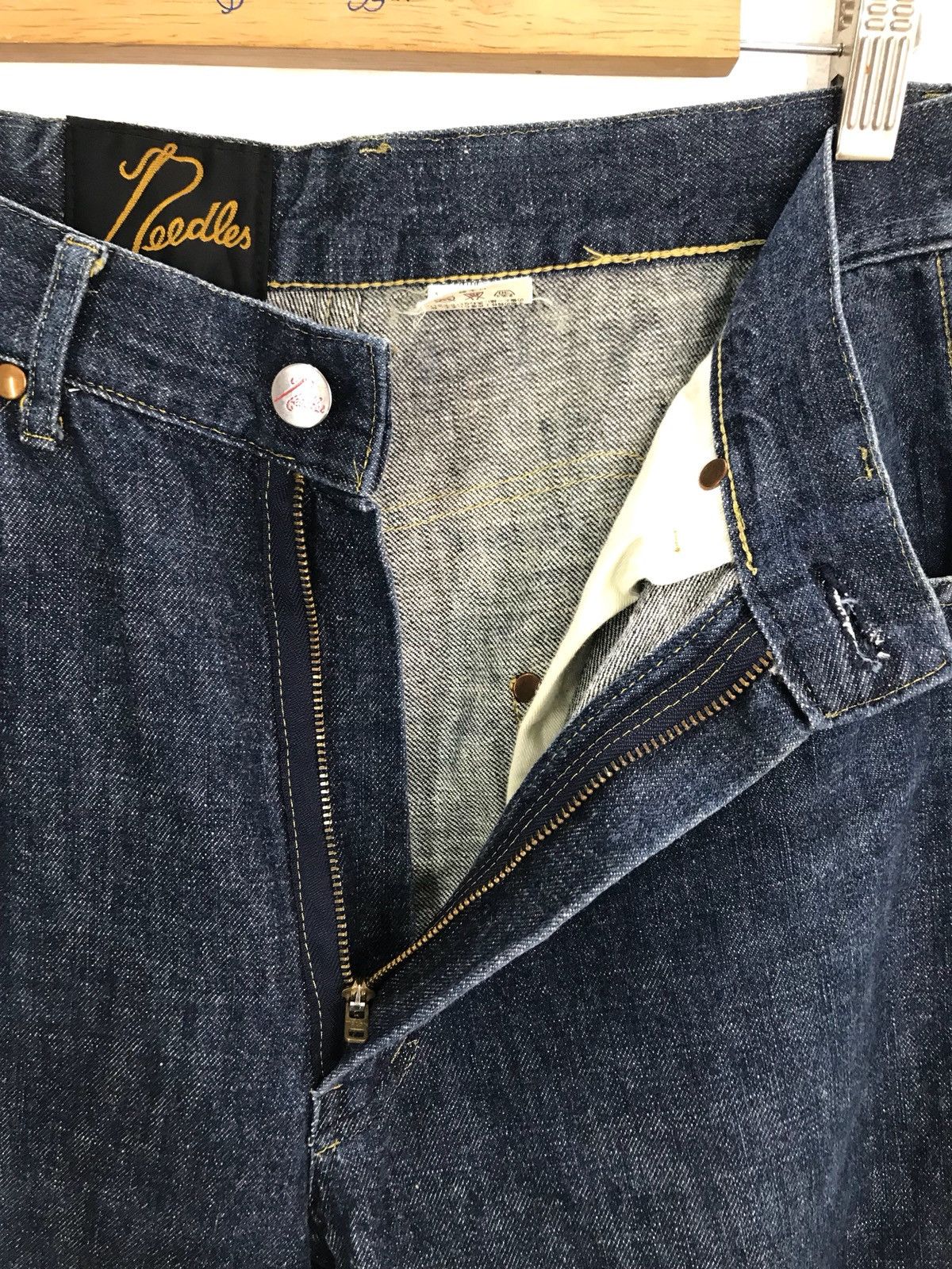 Needles NEEDLES Japan Double Stitch Denim Jeans Size US 30 / EU 46 - 12 Thumbnail