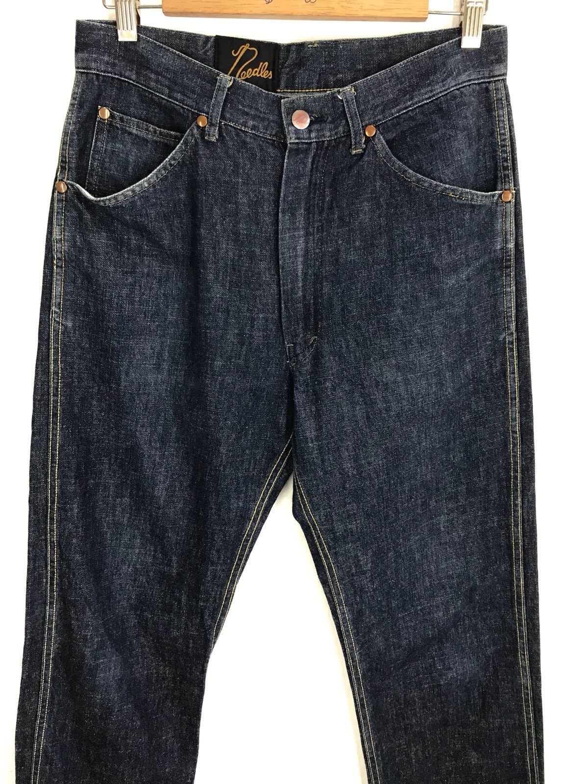 Needles NEEDLES Japan Double Stitch Denim Jeans Size US 30 / EU 46 - 2 Thumbnail