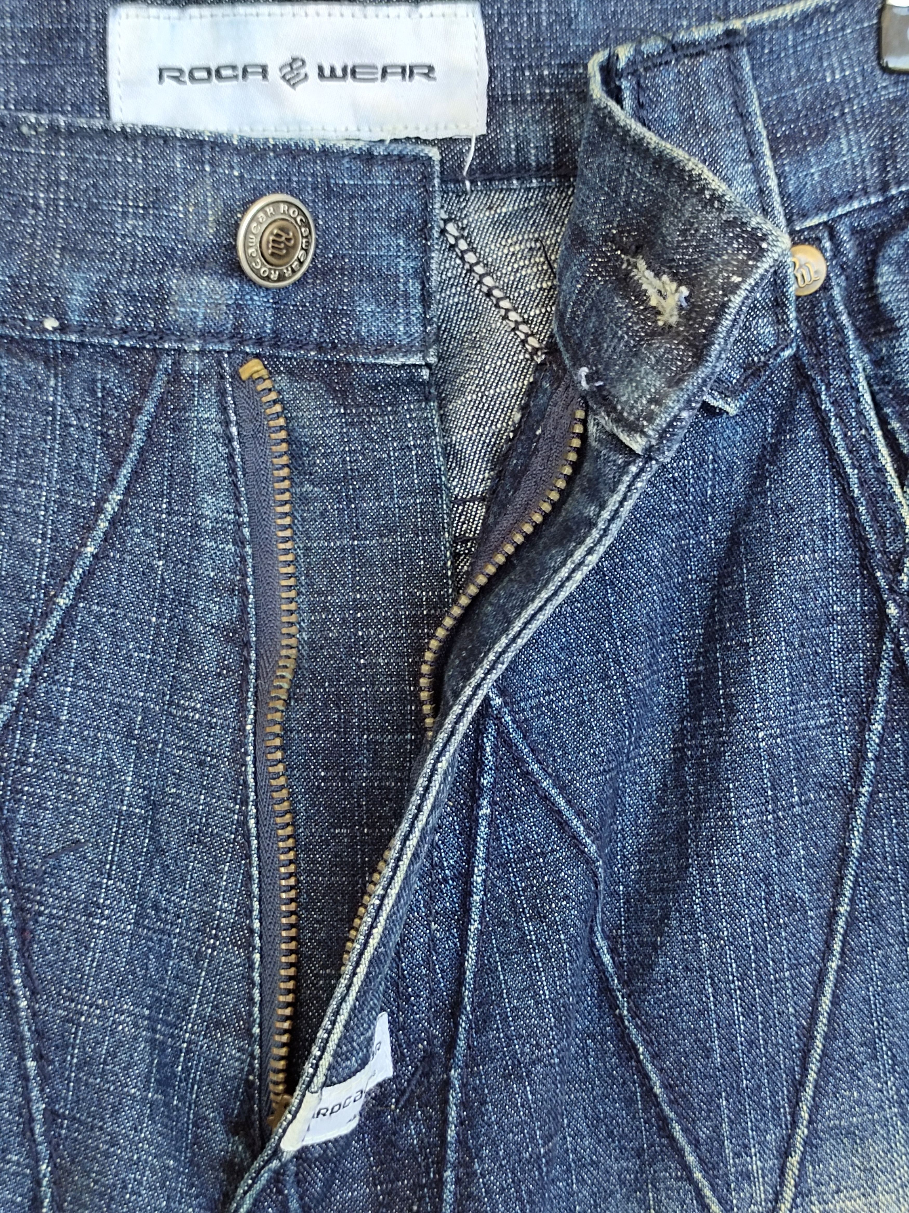 Rocawear Baggy Jeans Vintage ROCAWEAR Baggy Denim Jeans Size US 36 / EU 52 - 22 Thumbnail