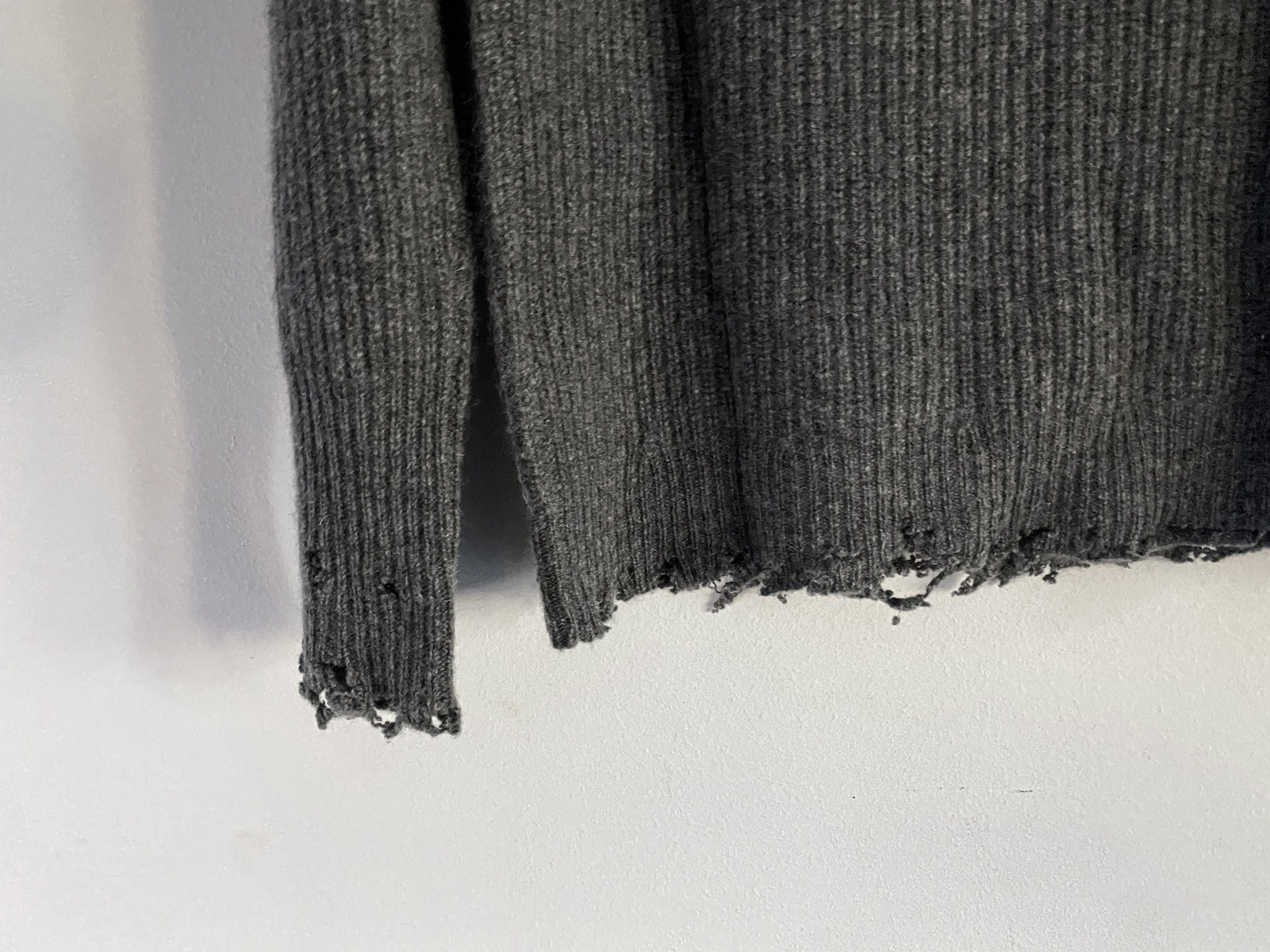 Rta Cashmere Knit Hoodie Distressed Size US M / EU 48-50 / 2 - 4 Thumbnail