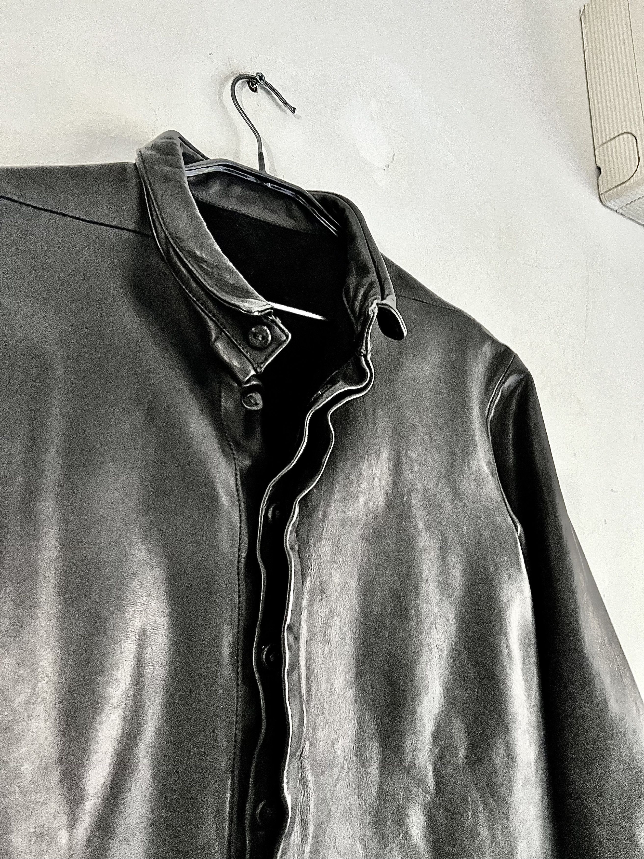 Boris Bidjan Saberi OverShirt Leather F211 Size US XL / EU 56 / 4 - 4 Thumbnail