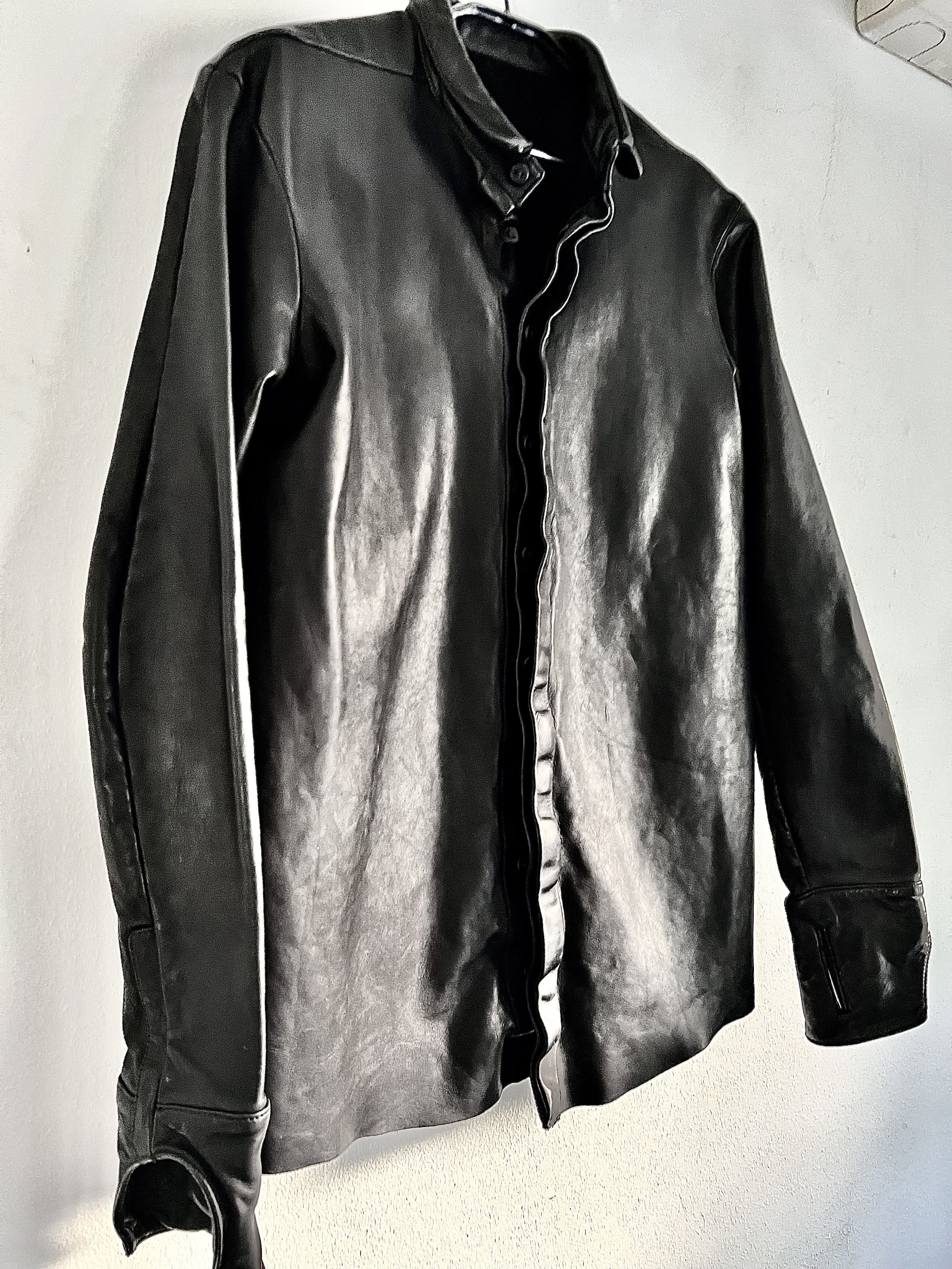 Boris Bidjan Saberi OverShirt Leather F211 Size US XL / EU 56 / 4 - 3 Thumbnail