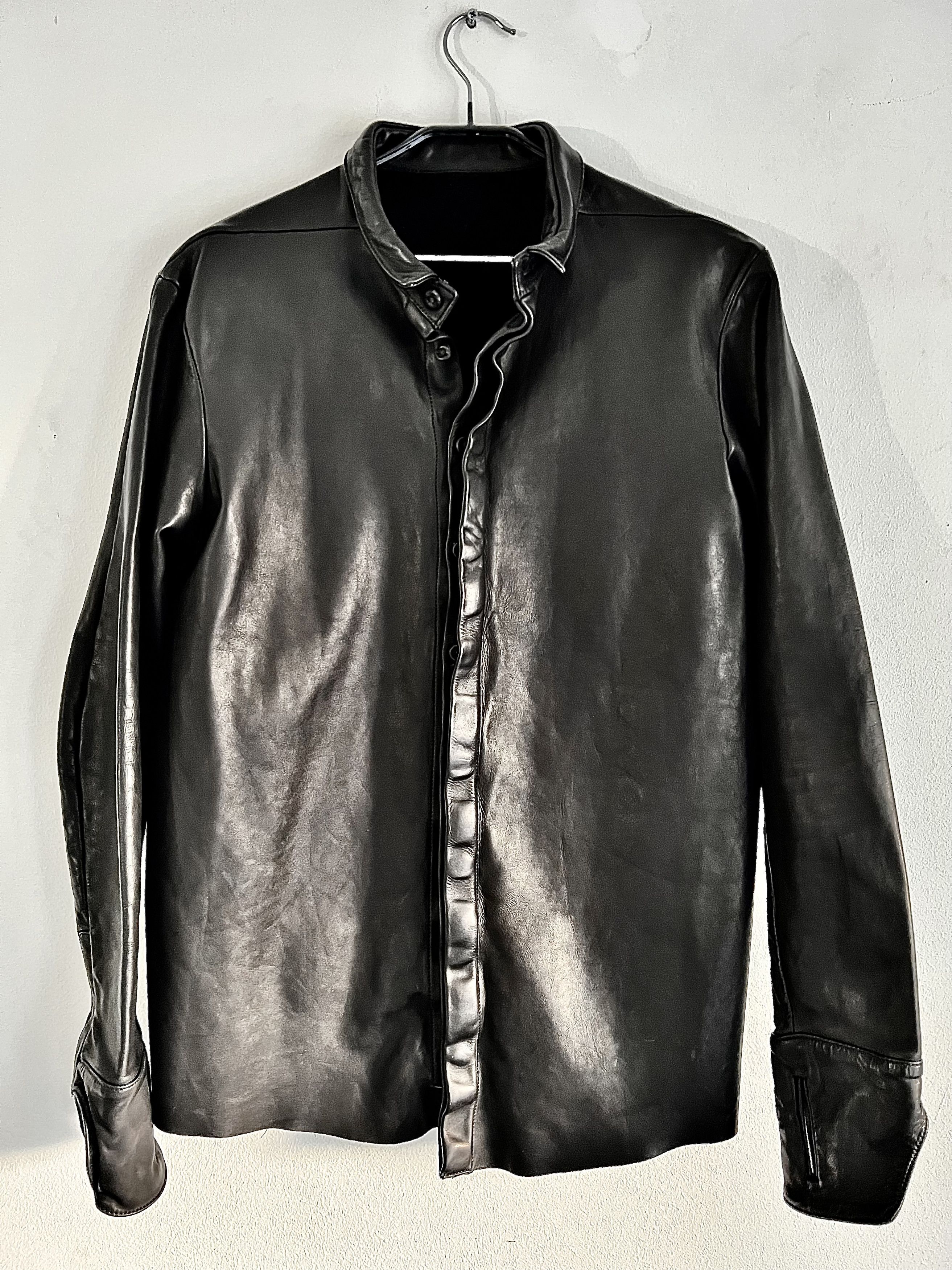 Boris Bidjan Saberi OverShirt Leather F211 Size US XL / EU 56 / 4 - 1 Thumbnail