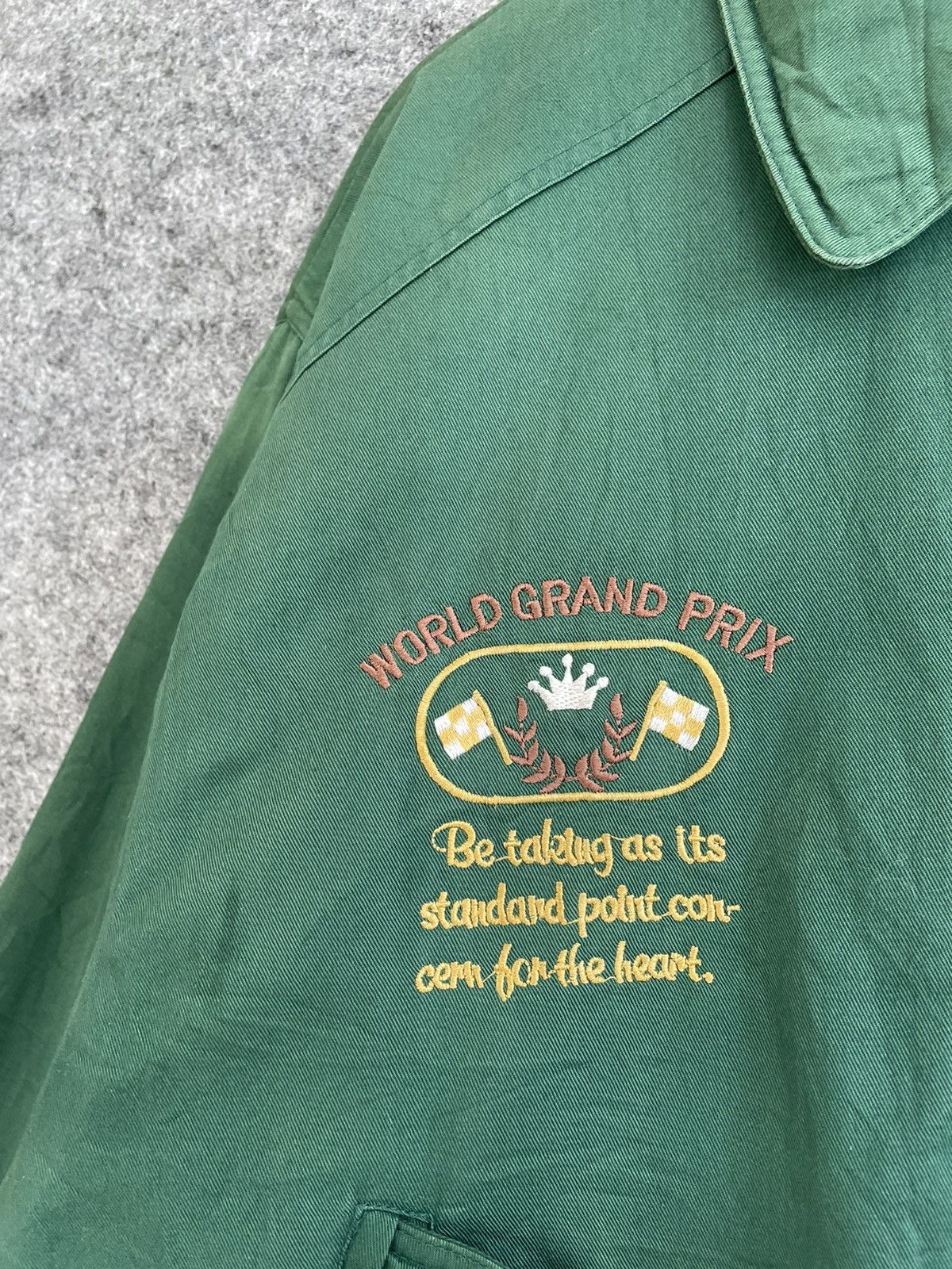 Japanese Brand × Vintage VINTAGE WORLD GRAND PRIX PURE GIRL BOMBER Size US M / EU 48-50 / 2 - 5 Thumbnail