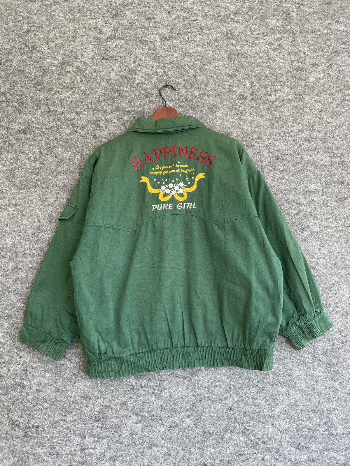 Japanese Brand × Vintage VINTAGE WORLD GRAND PRIX PURE GIRL BOMBER Size US M / EU 48-50 / 2 - 3 Thumbnail