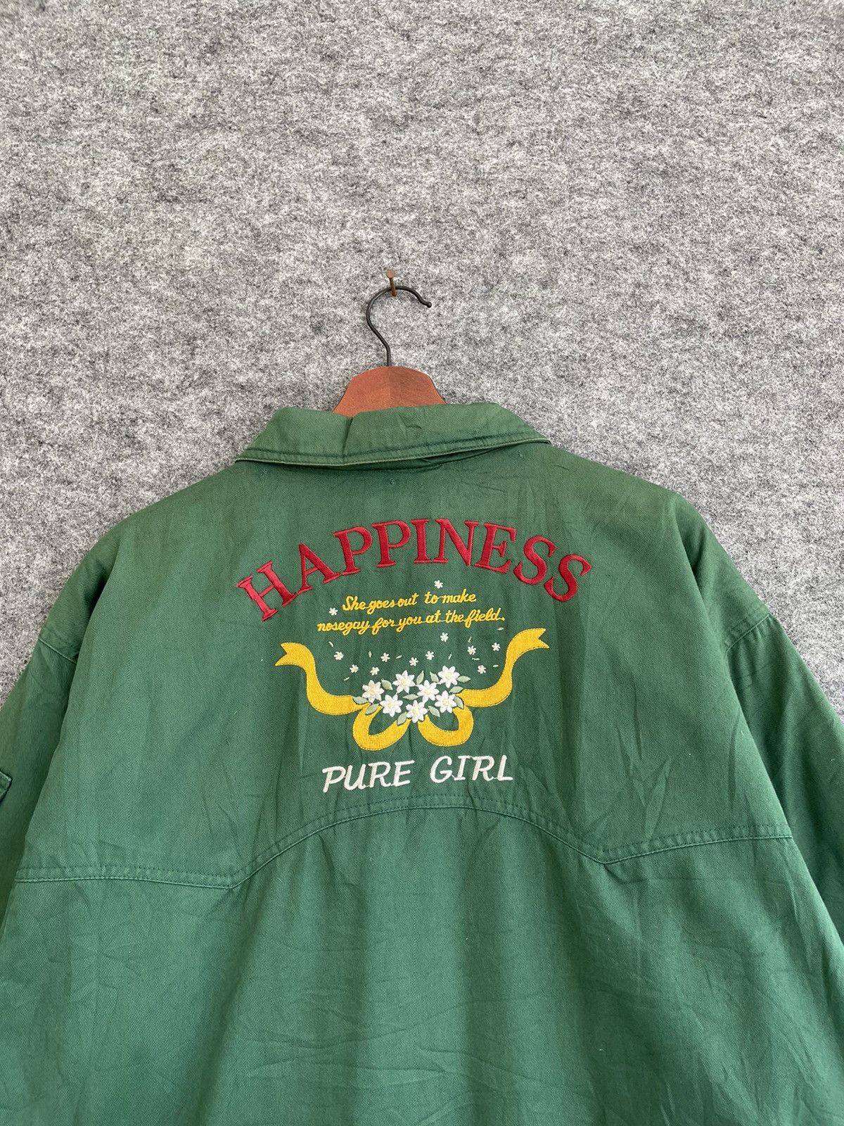 Japanese Brand × Vintage VINTAGE WORLD GRAND PRIX PURE GIRL BOMBER Size US M / EU 48-50 / 2 - 4 Thumbnail