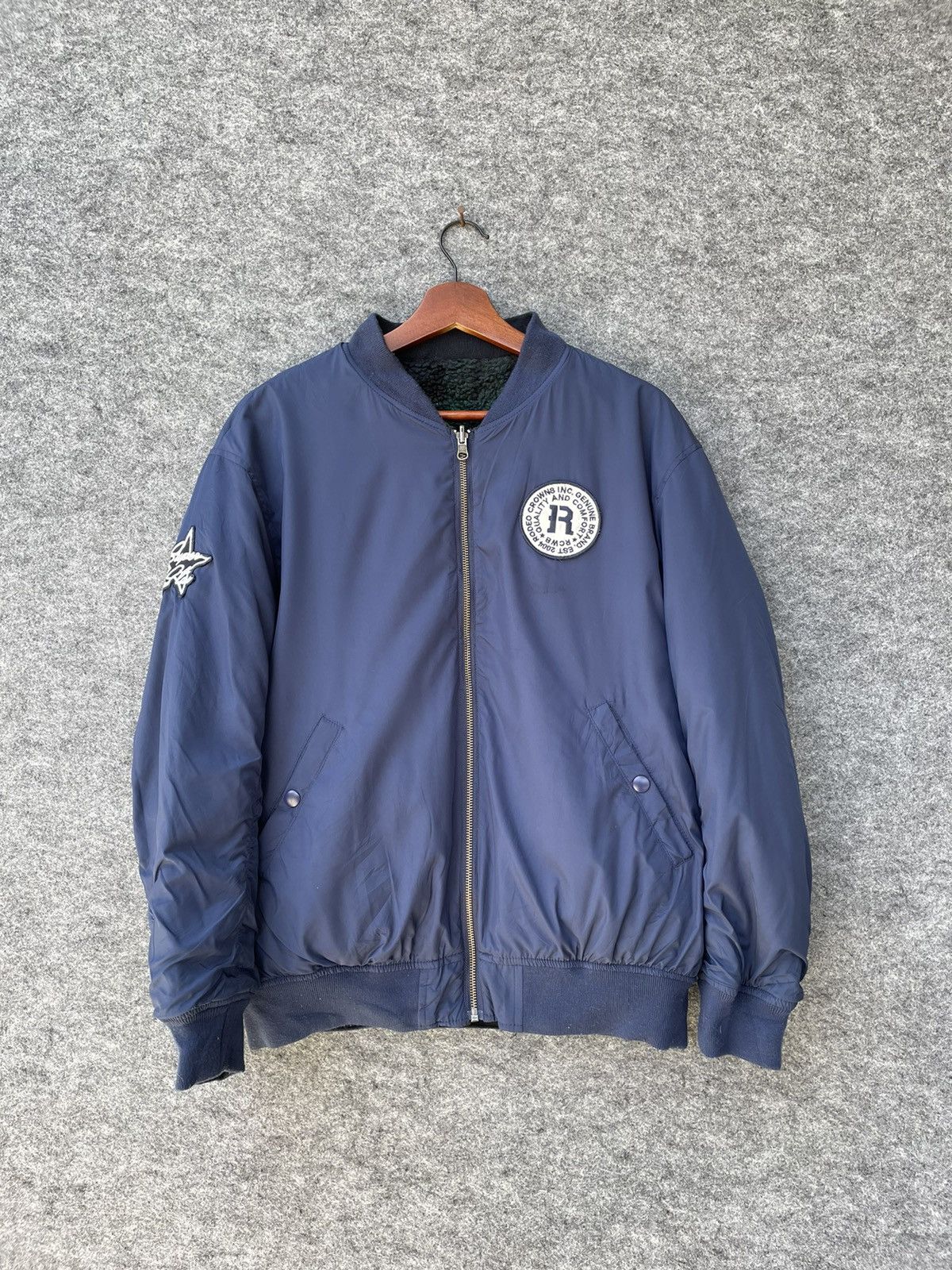 Japanese Brand RCWB REVERSIBLE BOMBER JACKET Size US M / EU 48-50 / 2 - 1 Thumbnail