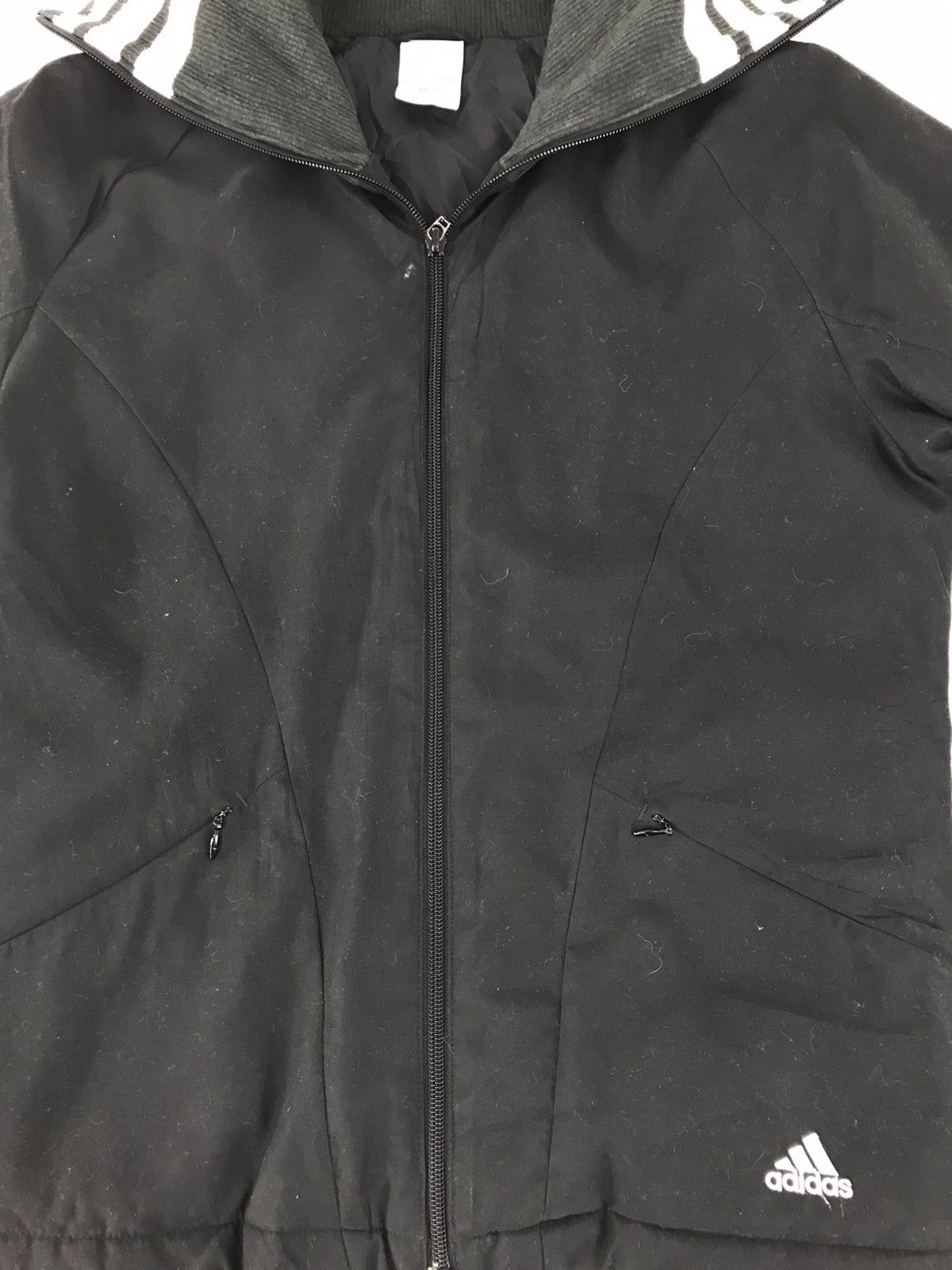 Adidas Vintage Adidas Quilted Jacket Fashion Classic Modern Plain Size M / US 6-8 / IT 42-44 - 3 Thumbnail