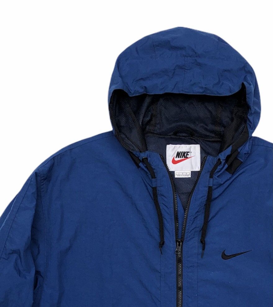 Nike Vintage 90s Nike swoosh Windbreaker Jacket Size US L / EU 52-54 / 3 - 2 Thumbnail