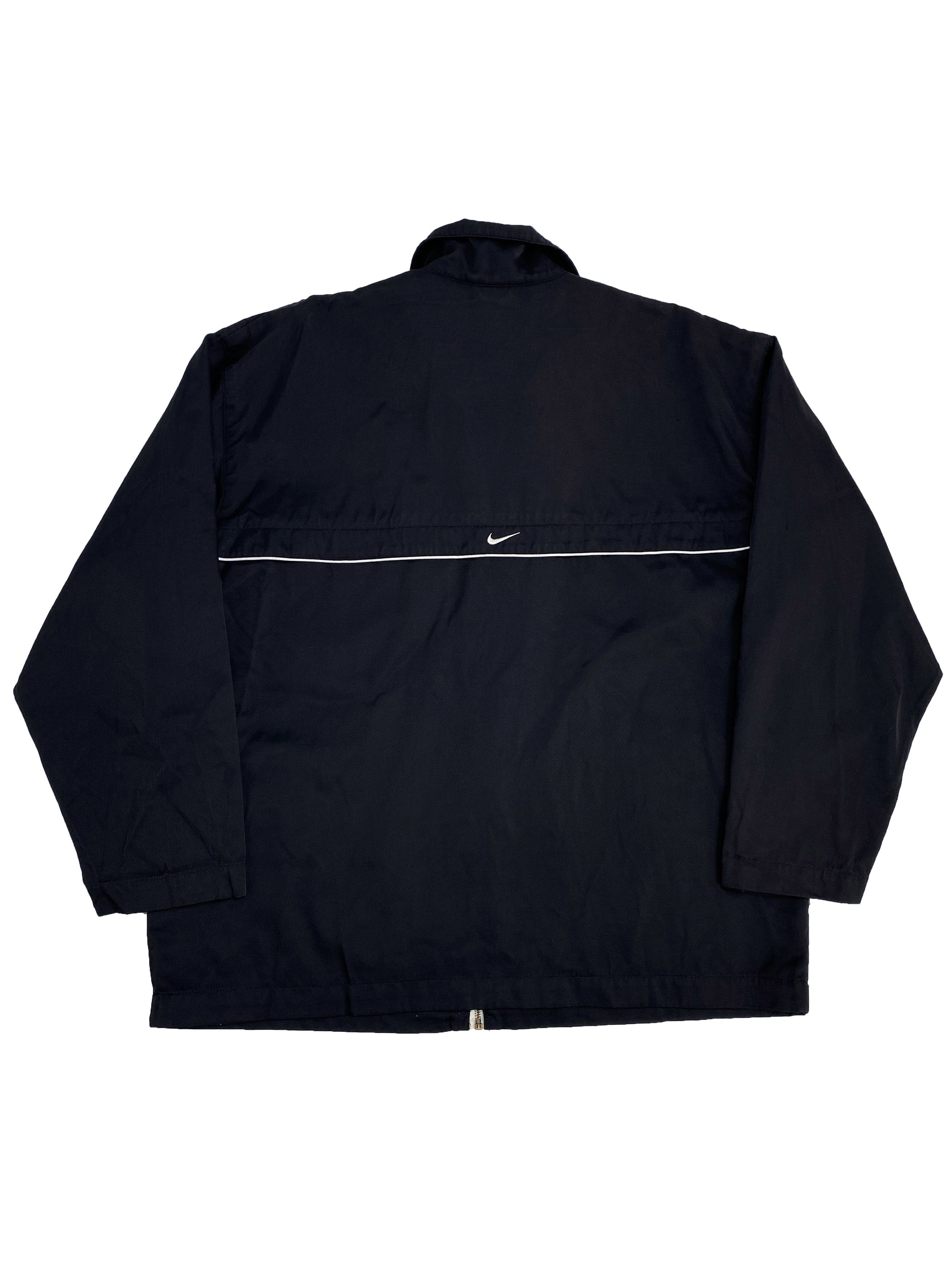 Nike × Vintage Nike 90s Vintage Full Zip Nylon Coach Jacket Size US XL / EU 56 / 4 - 2 Thumbnail