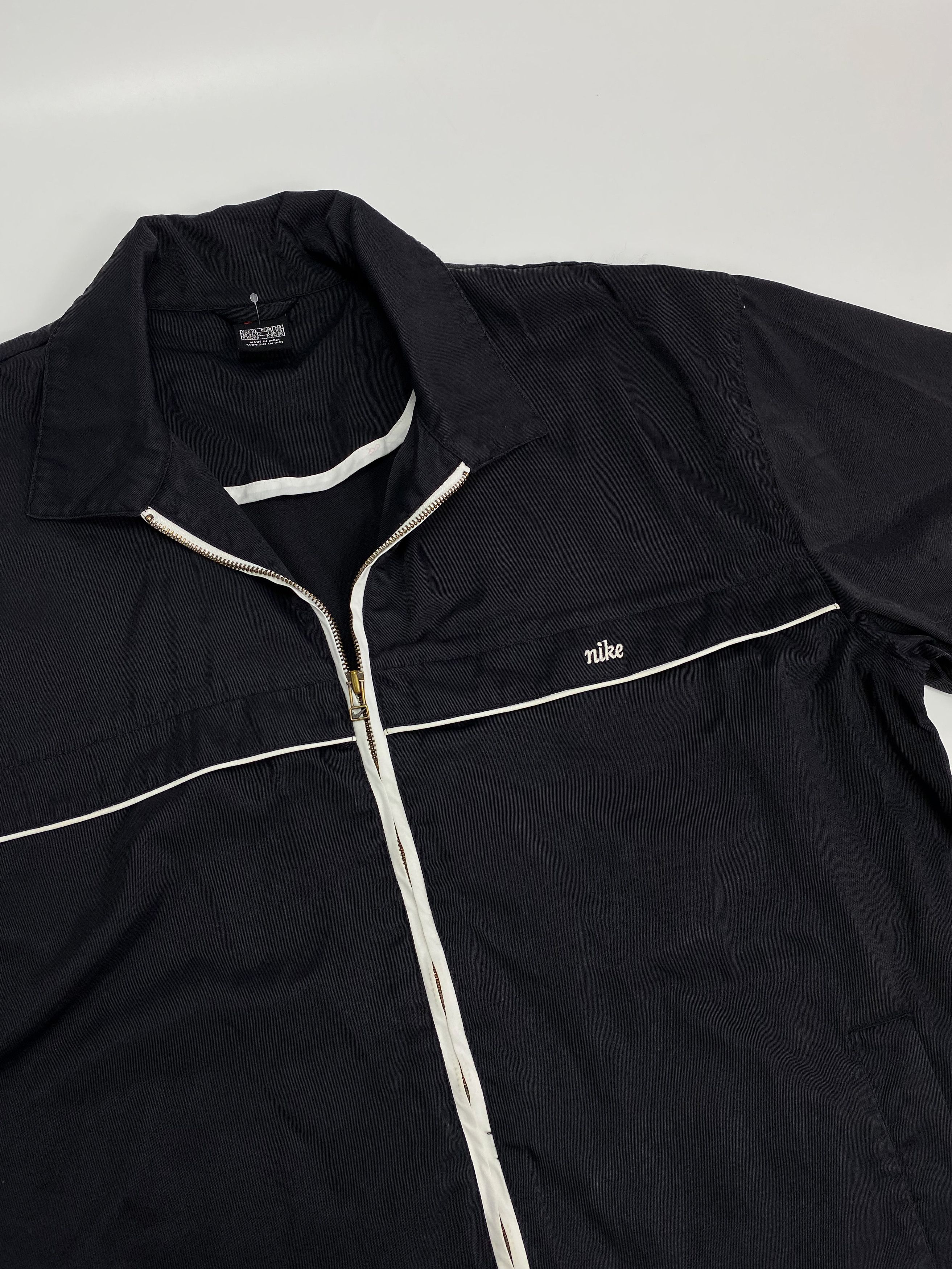 Nike × Vintage Nike 90s Vintage Full Zip Nylon Coach Jacket Size US XL / EU 56 / 4 - 3 Thumbnail