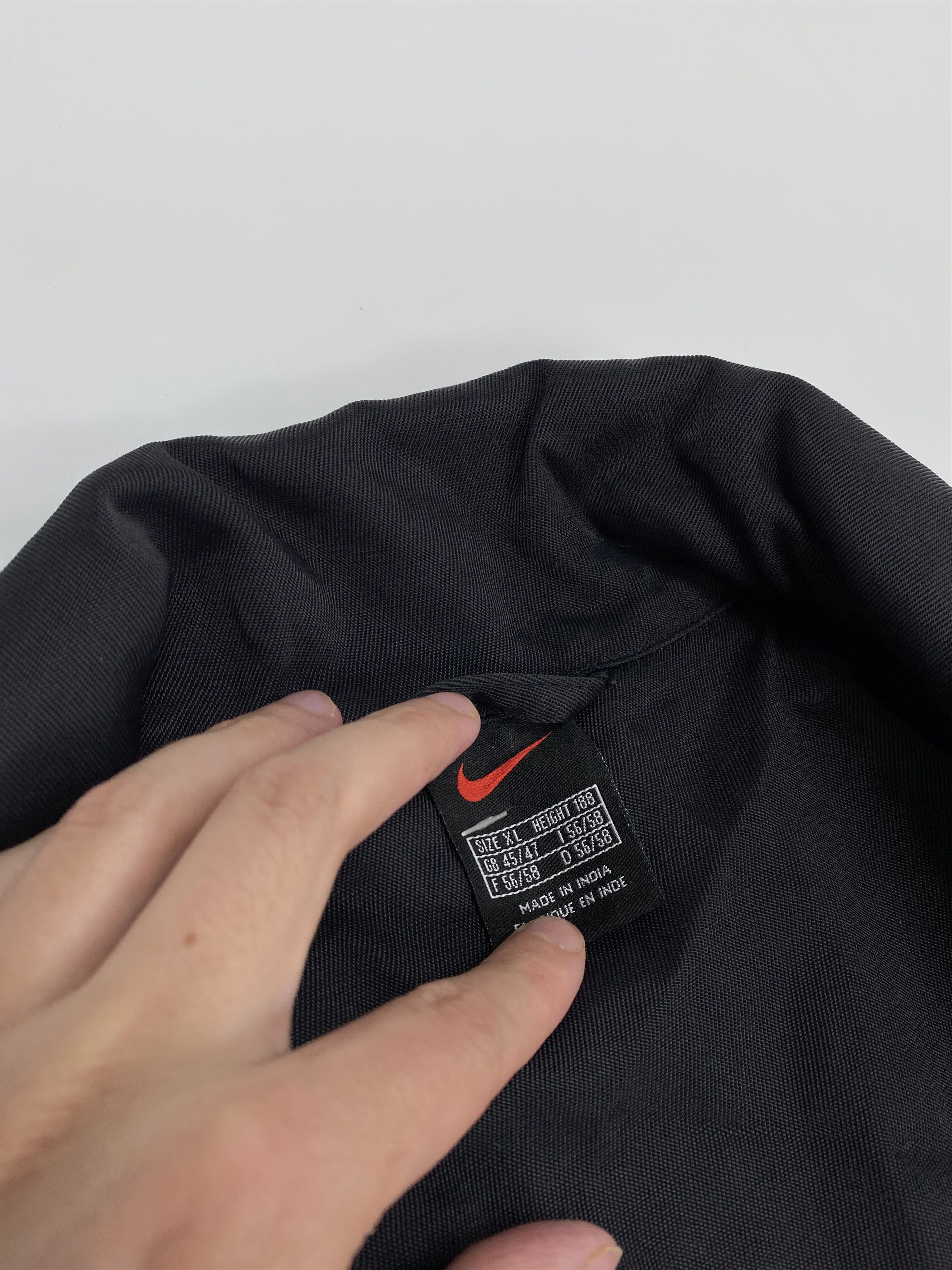Nike × Vintage Nike 90s Vintage Full Zip Nylon Coach Jacket Size US XL / EU 56 / 4 - 6 Thumbnail