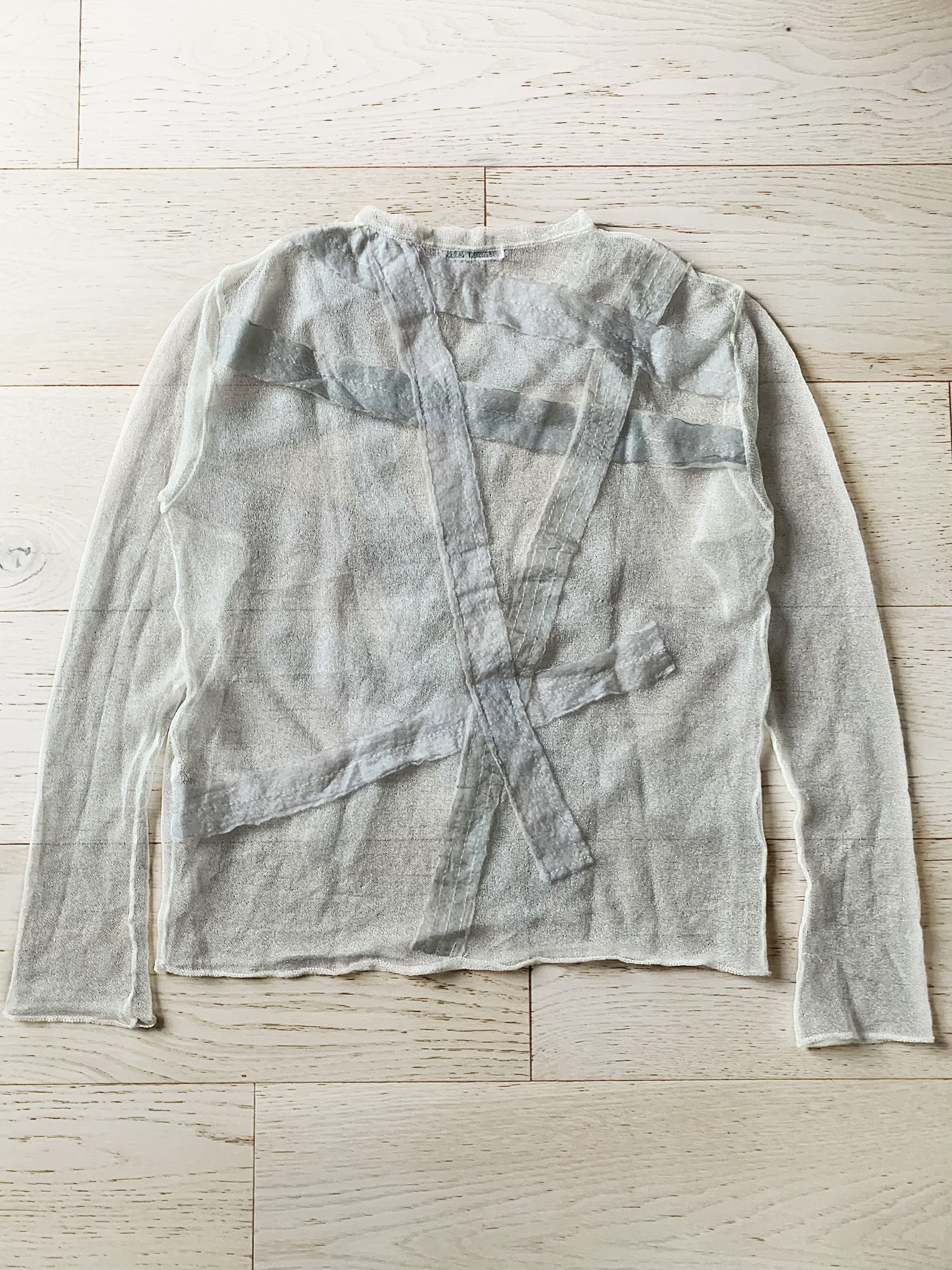Yoshiyuki Konishi Yoshiyuki Konishi Strip Sewn Knit Longsleeve Size US L / EU 52-54 / 3 - 6 Thumbnail