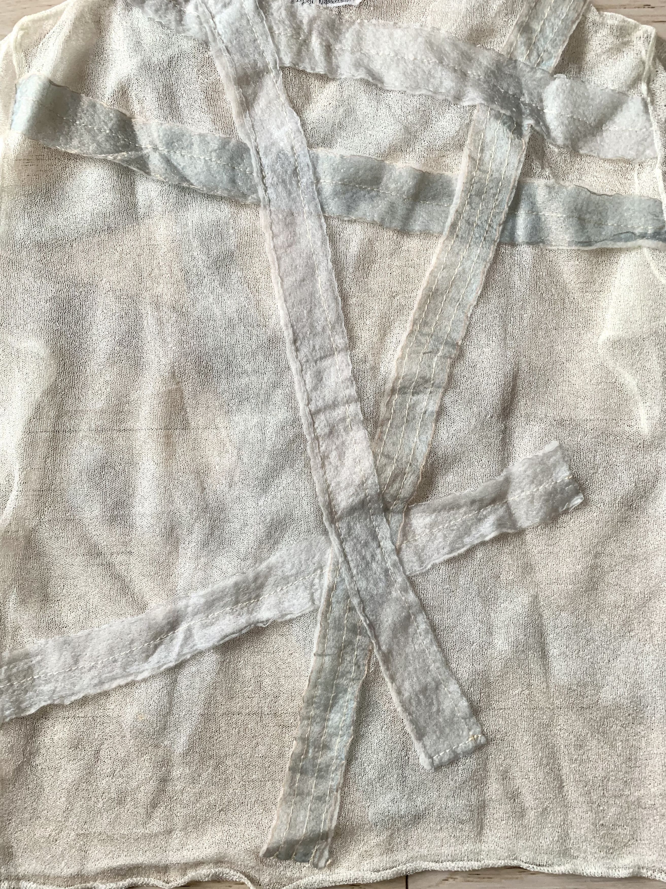 Yoshiyuki Konishi Yoshiyuki Konishi Strip Sewn Knit Longsleeve Size US L / EU 52-54 / 3 - 7 Thumbnail