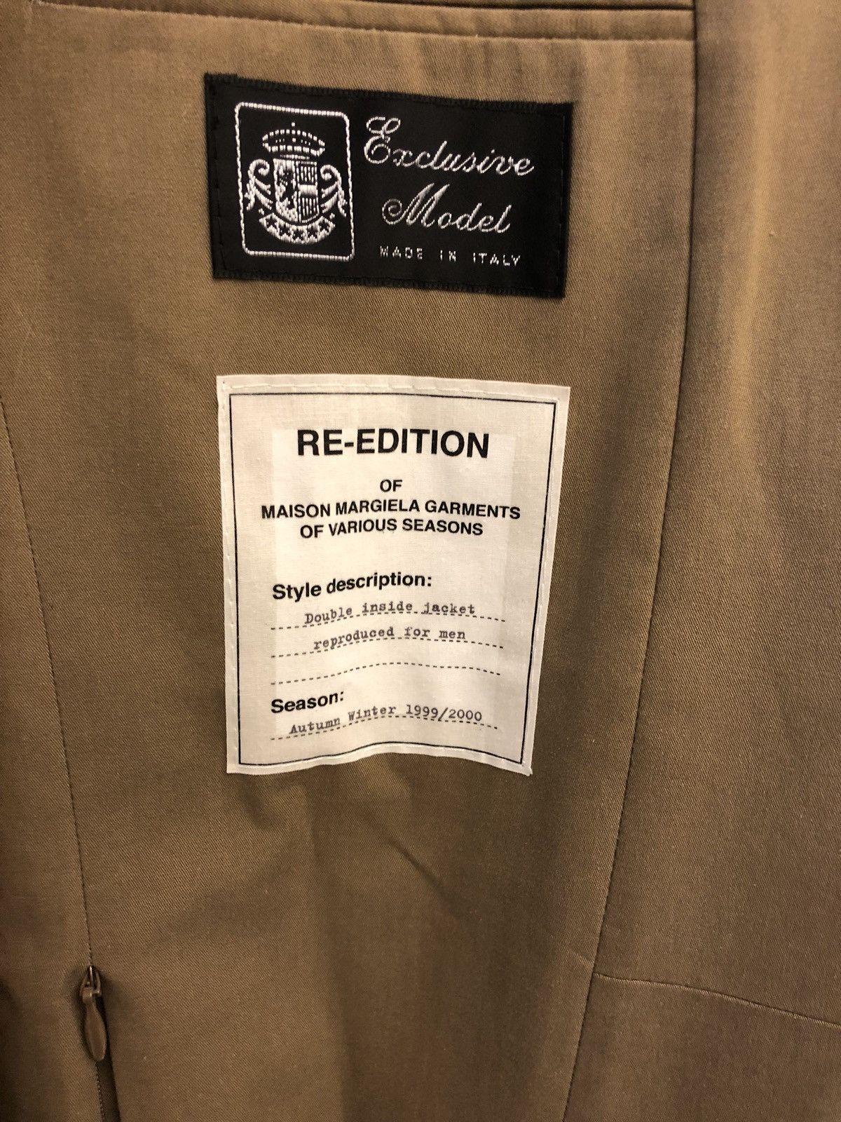 Maison Margiela re-edition ダブルインサイドジャケット